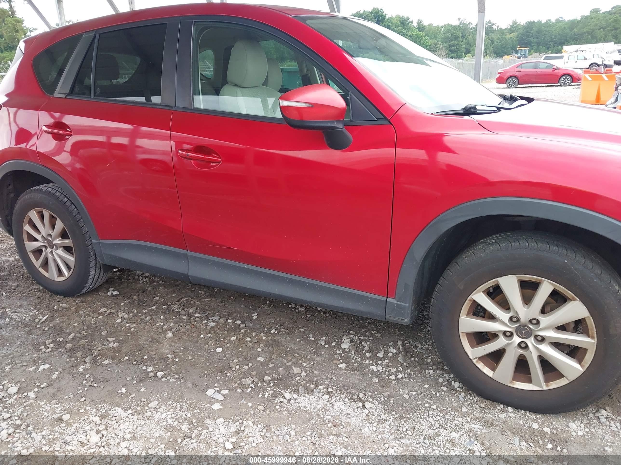 2015 Mazda Cx-5 Touring Red vin: JM3KE2CY9F0470650