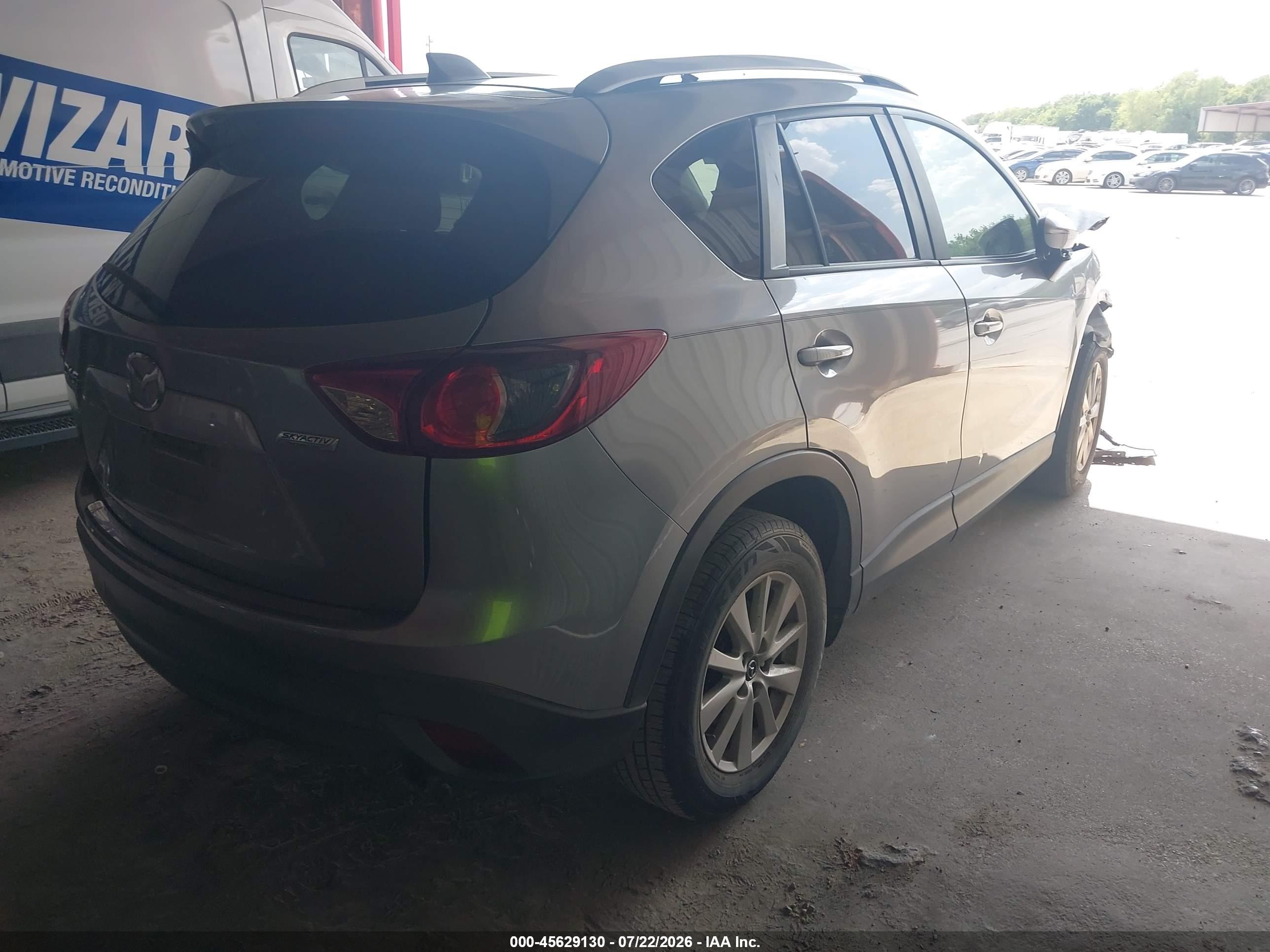 2015 Mazda Cx-5 Touring Gray vin: JM3KE2CY9F0491787