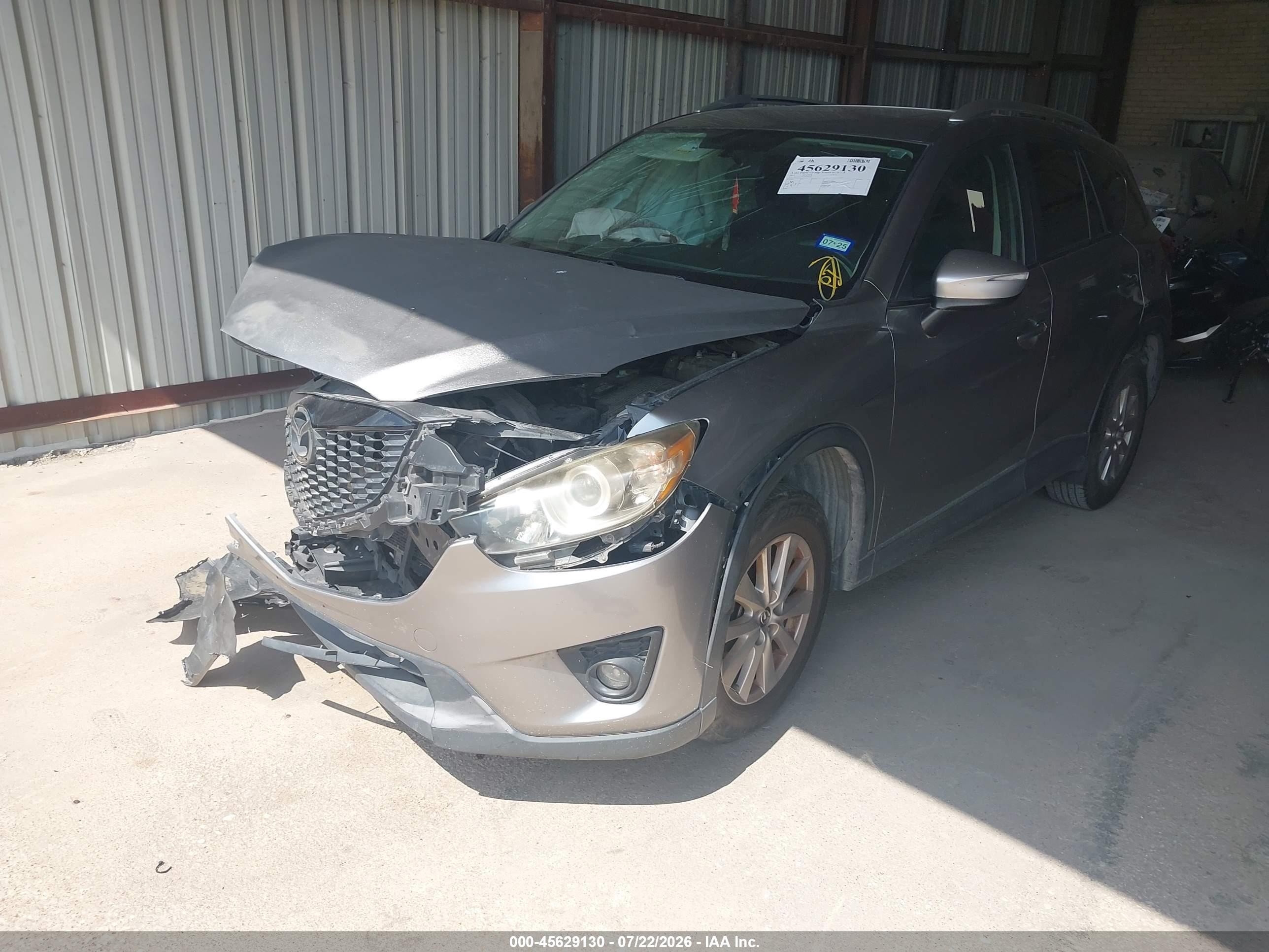 2015 Mazda Cx-5 Touring Gray vin: JM3KE2CY9F0491787