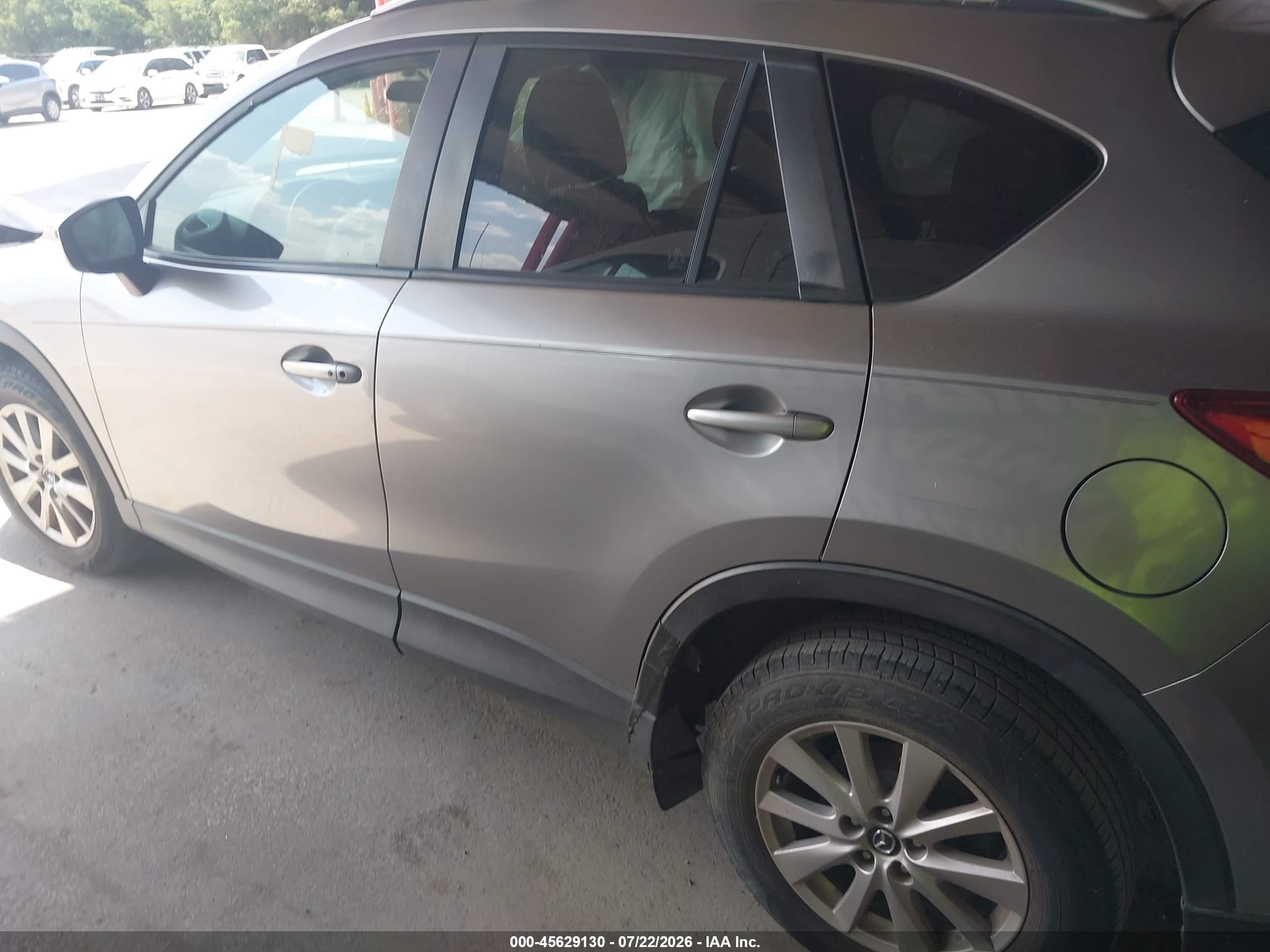 2015 Mazda Cx-5 Touring Gray vin: JM3KE2CY9F0491787