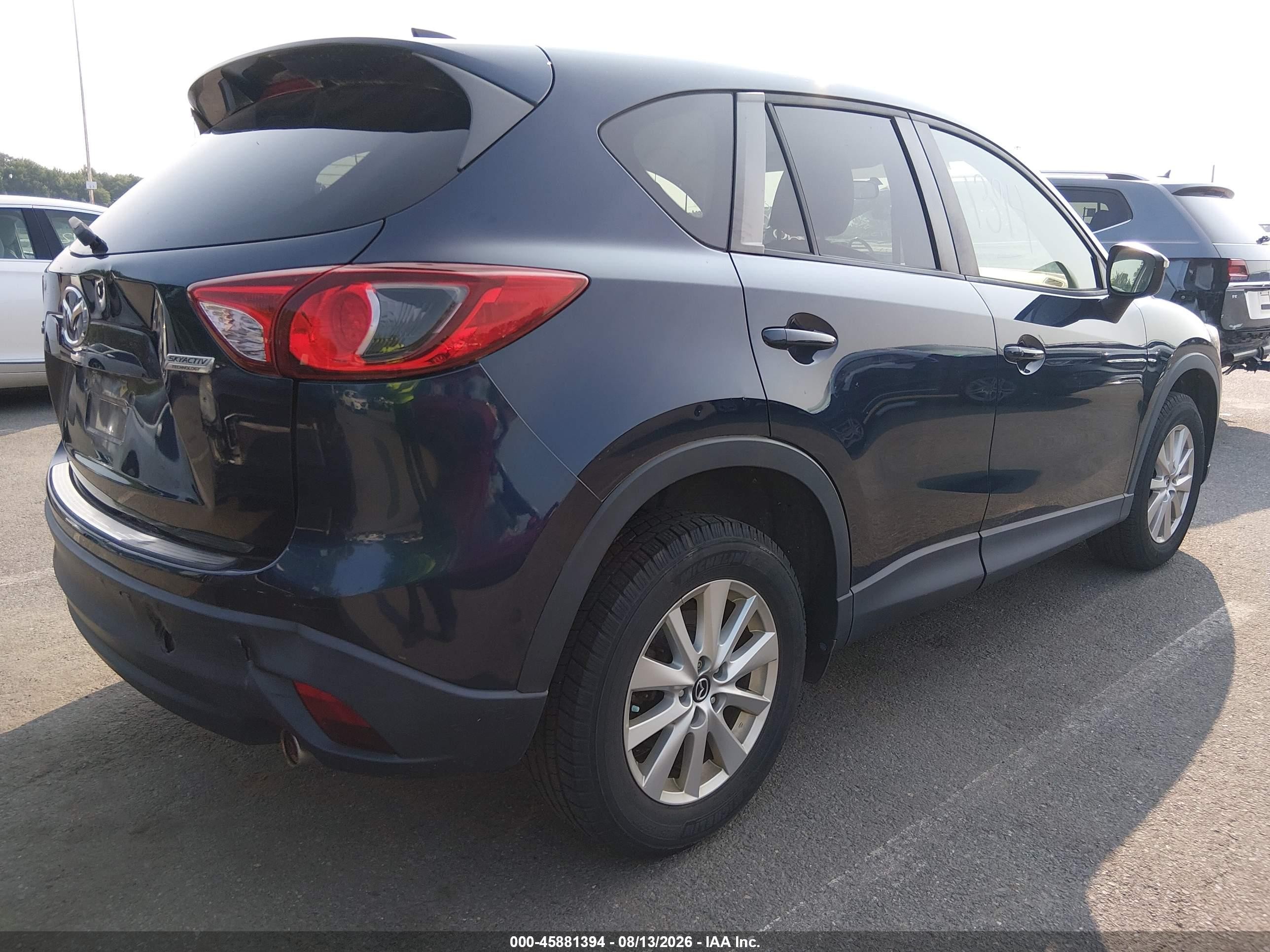 2015 Mazda Cx-5 Touring Navy vin: JM3KE2CY9F0509396