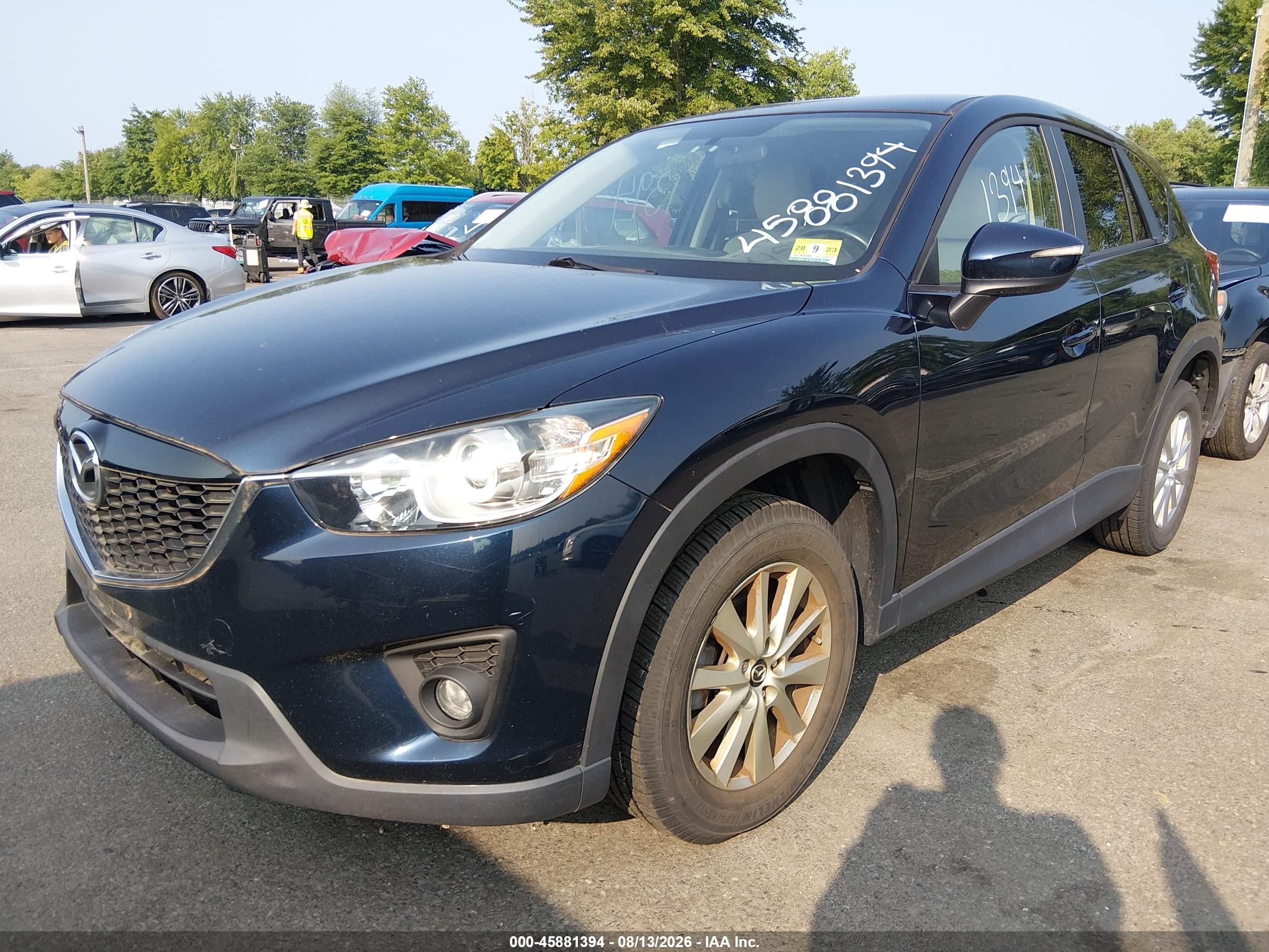 2015 Mazda Cx-5 Touring Navy vin: JM3KE2CY9F0509396