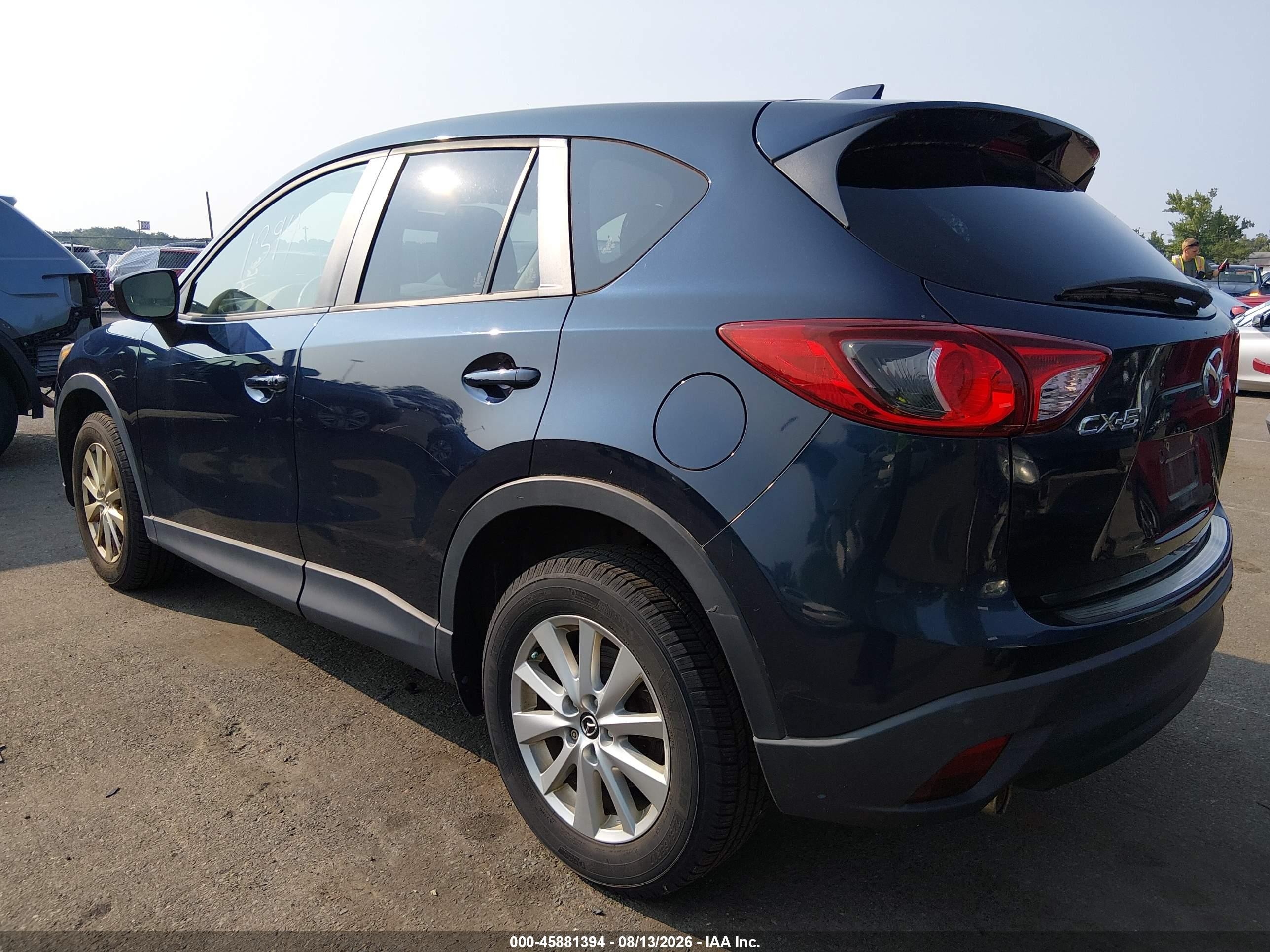 2015 Mazda Cx-5 Touring Navy vin: JM3KE2CY9F0509396