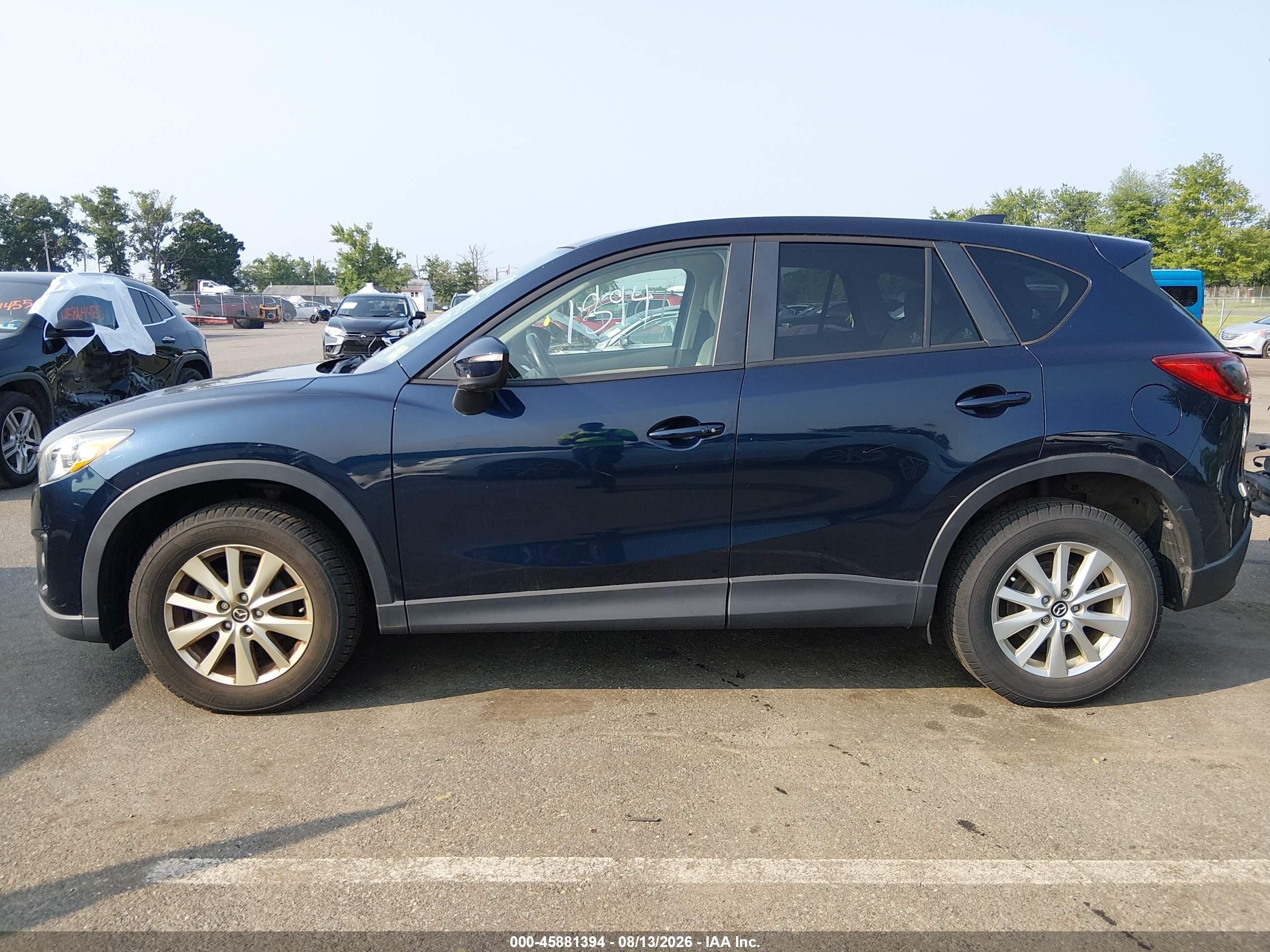 2015 Mazda Cx-5 Touring Navy vin: JM3KE2CY9F0509396