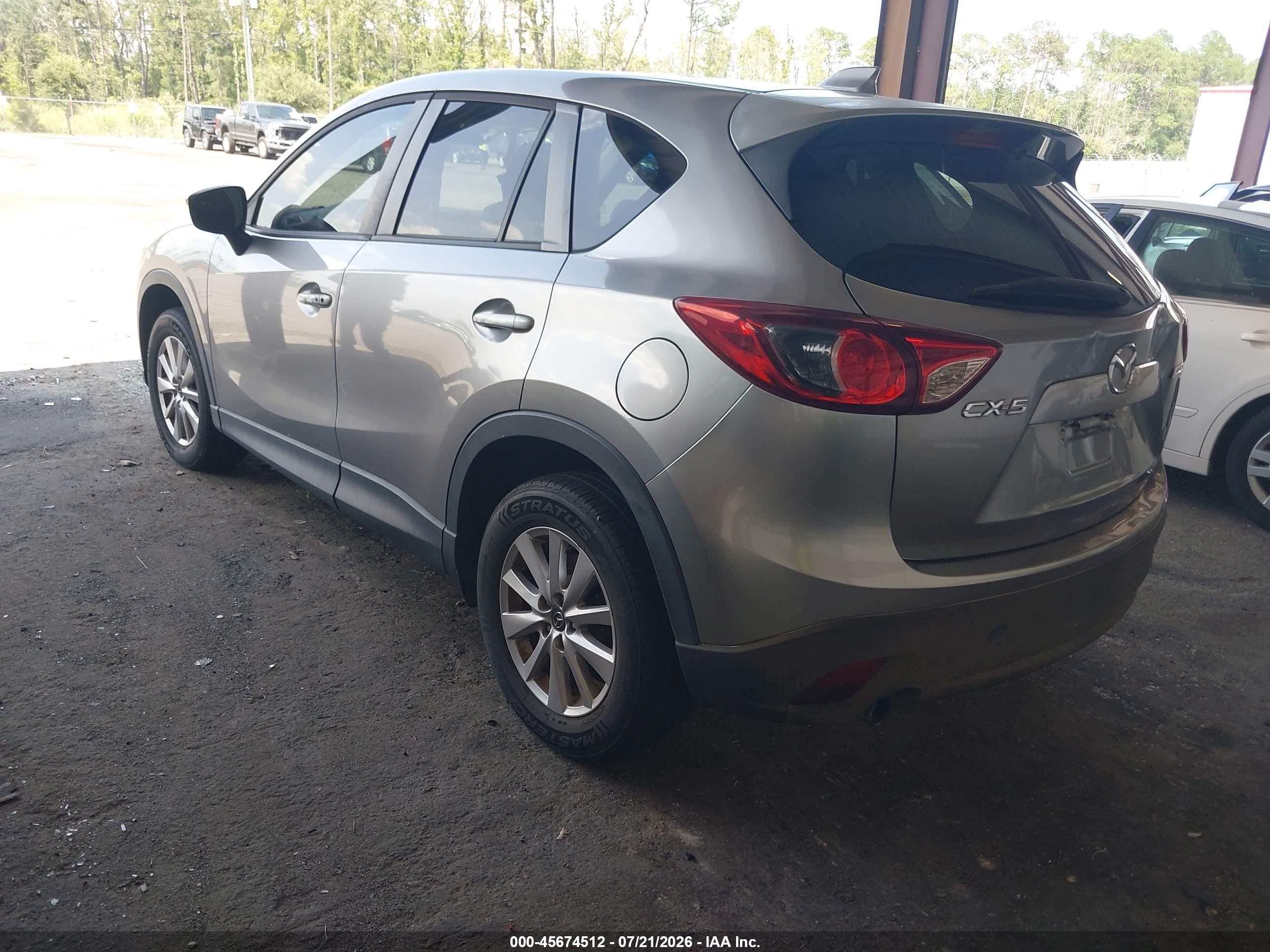 2015 Mazda Cx-5 Touring Gray vin: JM3KE2CY9F0510497