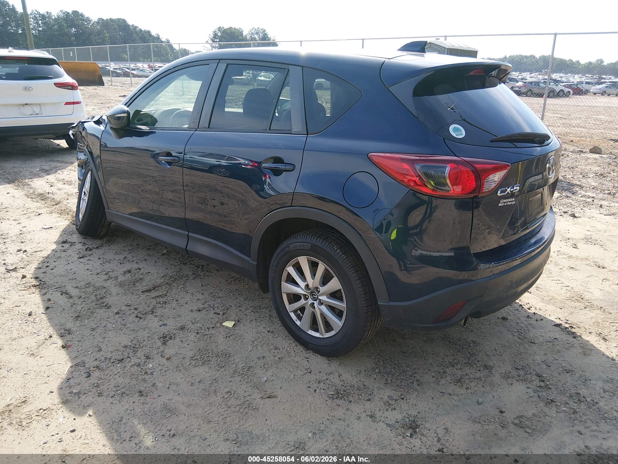 2015 Mazda Cx-5 Touring Dark Blue vin: JM3KE2CY9F0511486