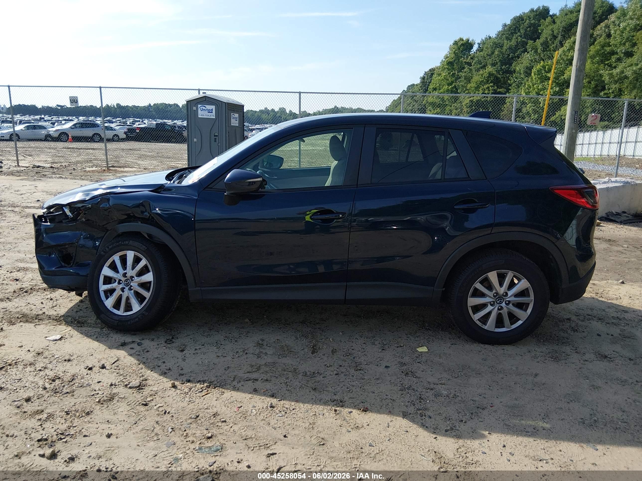 2015 Mazda Cx-5 Touring Dark Blue vin: JM3KE2CY9F0511486