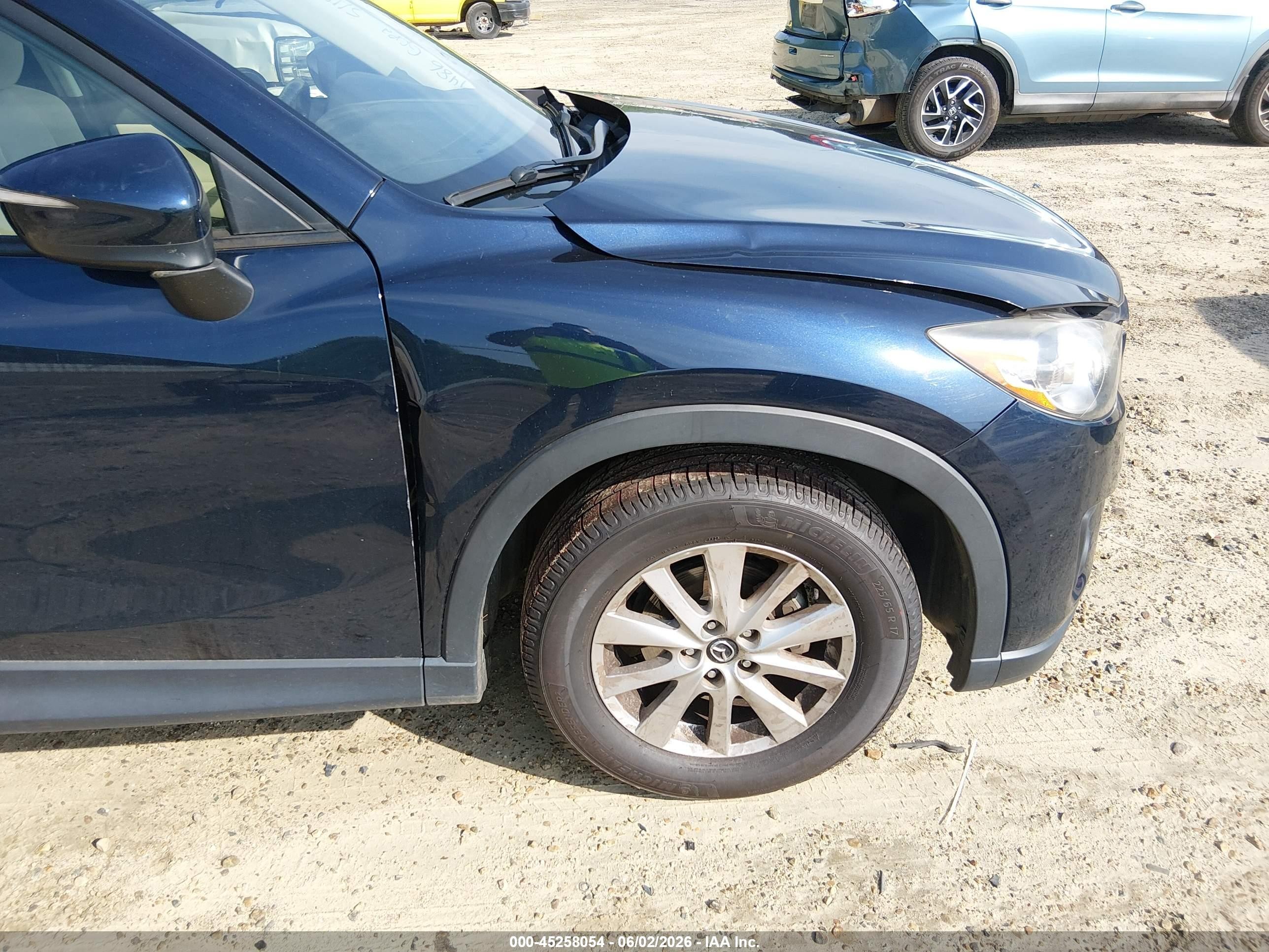 2015 Mazda Cx-5 Touring Dark Blue vin: JM3KE2CY9F0511486