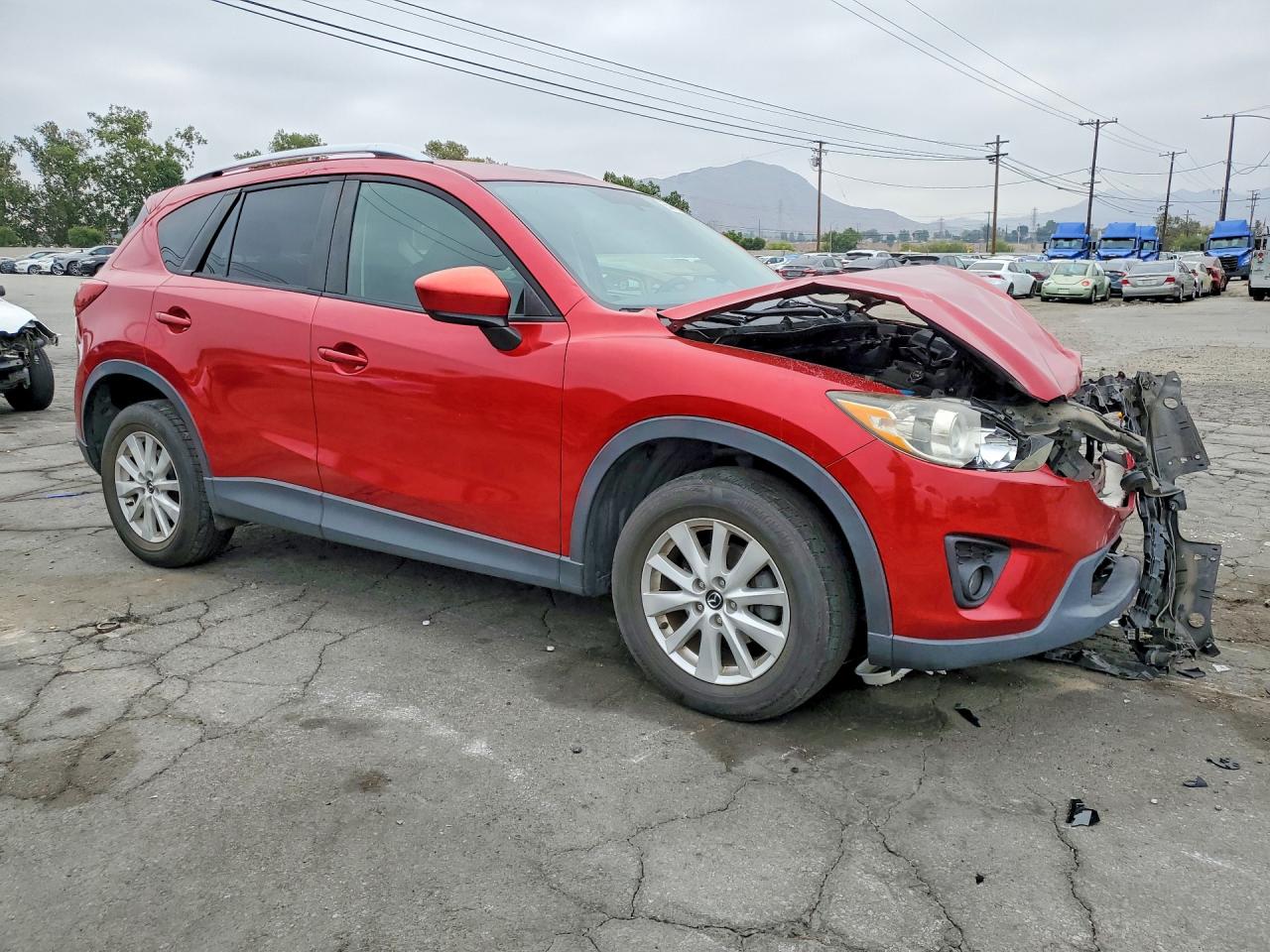 2014 Mazda Cx-5 Touring Red vin: JM3KE2CYXE0322697