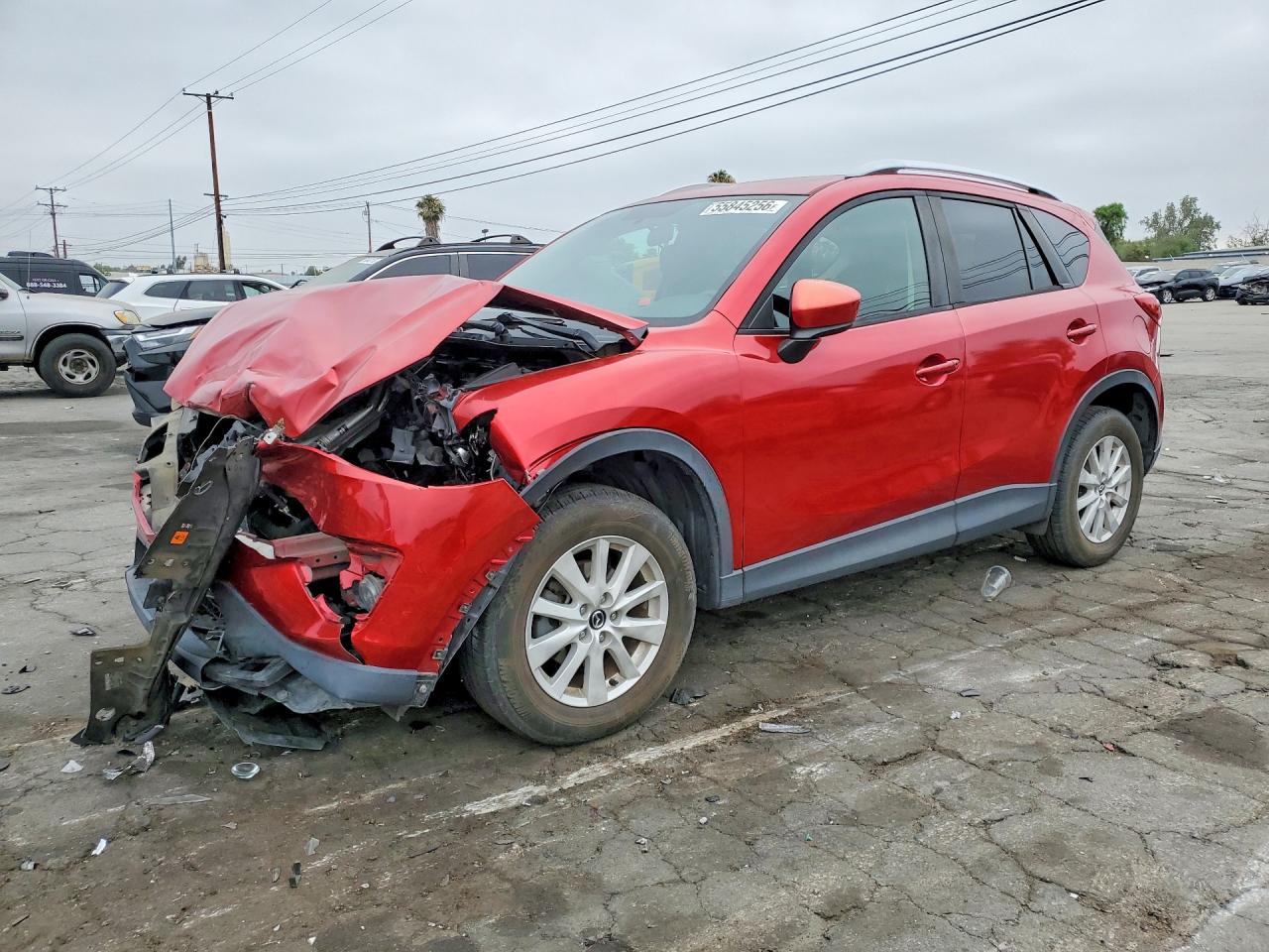2014 Mazda Cx-5 Touring Red vin: JM3KE2CYXE0322697