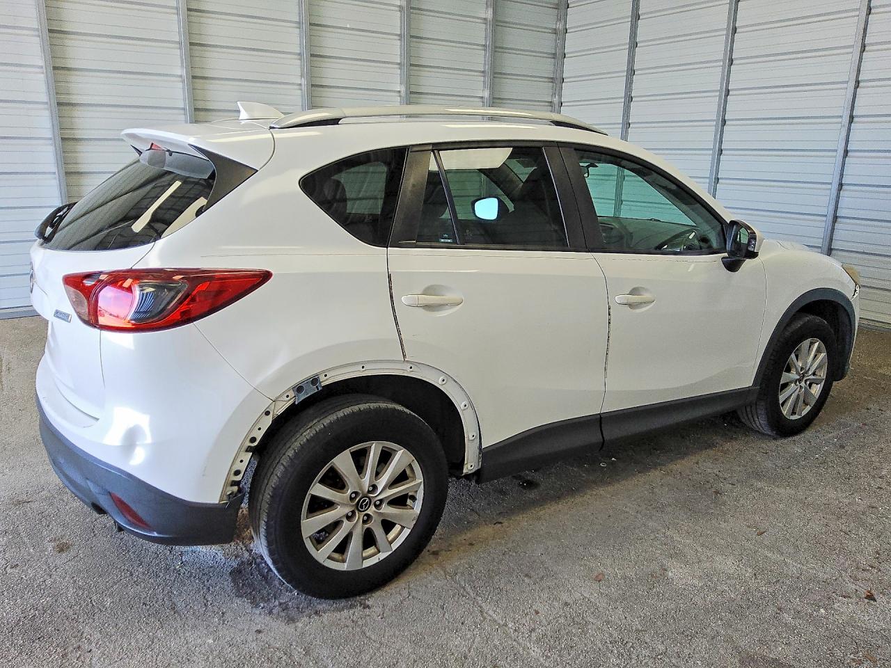 2014 Mazda Cx-5 Touring White vin: JM3KE2CYXE0340035
