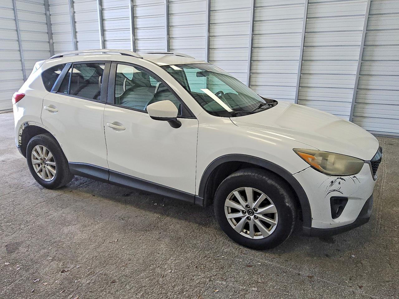 2014 Mazda Cx-5 Touring White vin: JM3KE2CYXE0340035