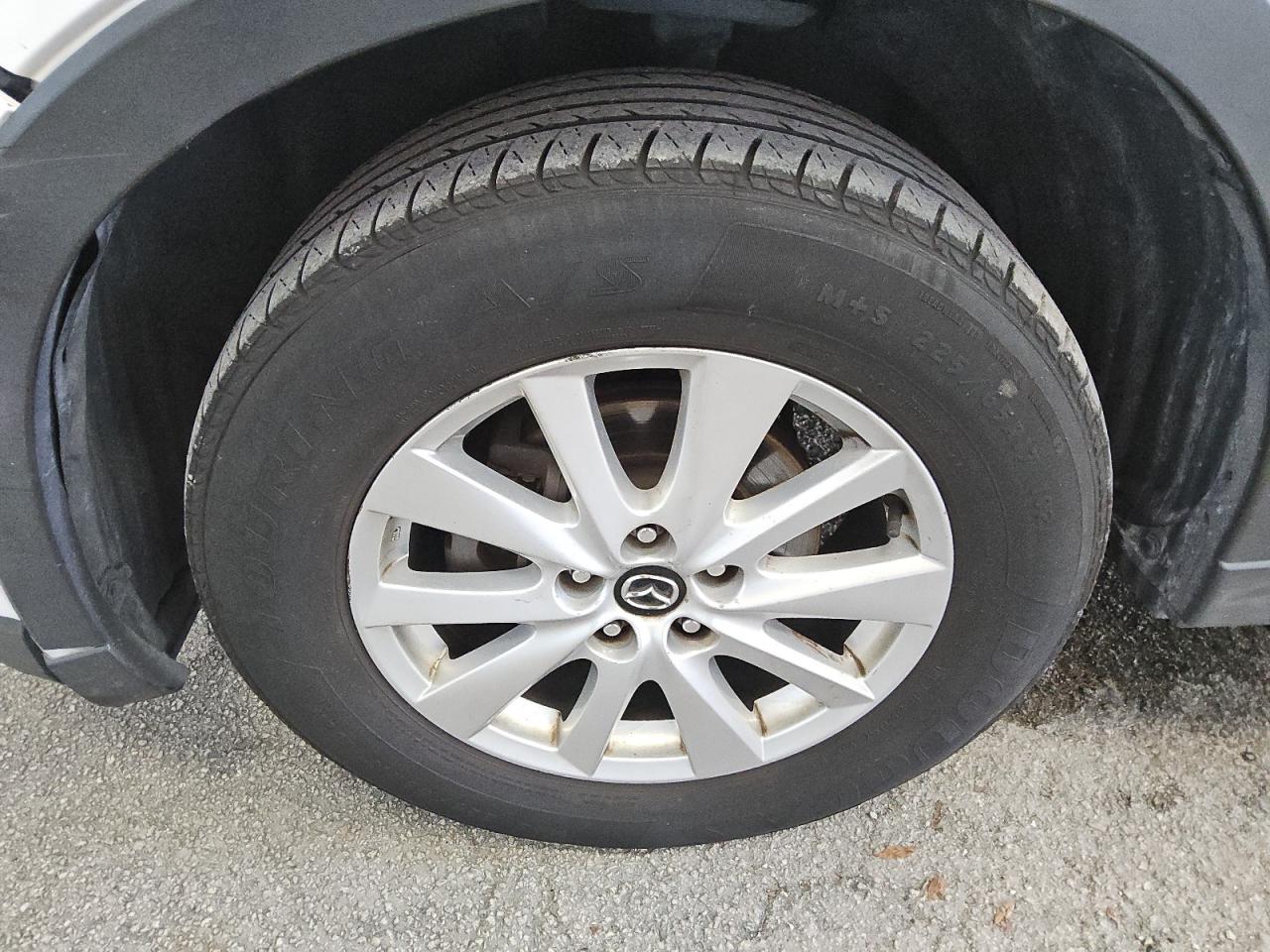 2014 Mazda Cx-5 Touring White vin: JM3KE2CYXE0340035 Damage: Left Front Wheel, Curb Rash, 2 To 3 Inches