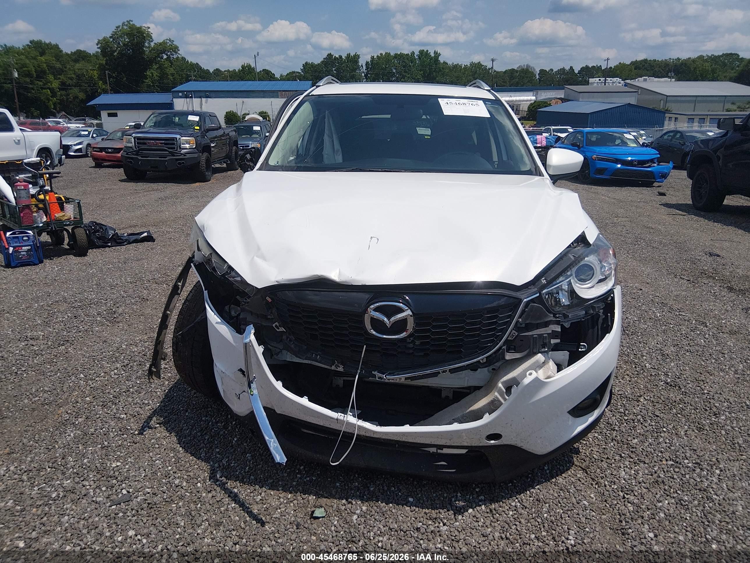 2014 Mazda Cx-5 Touring White vin: JM3KE2CYXE0382351