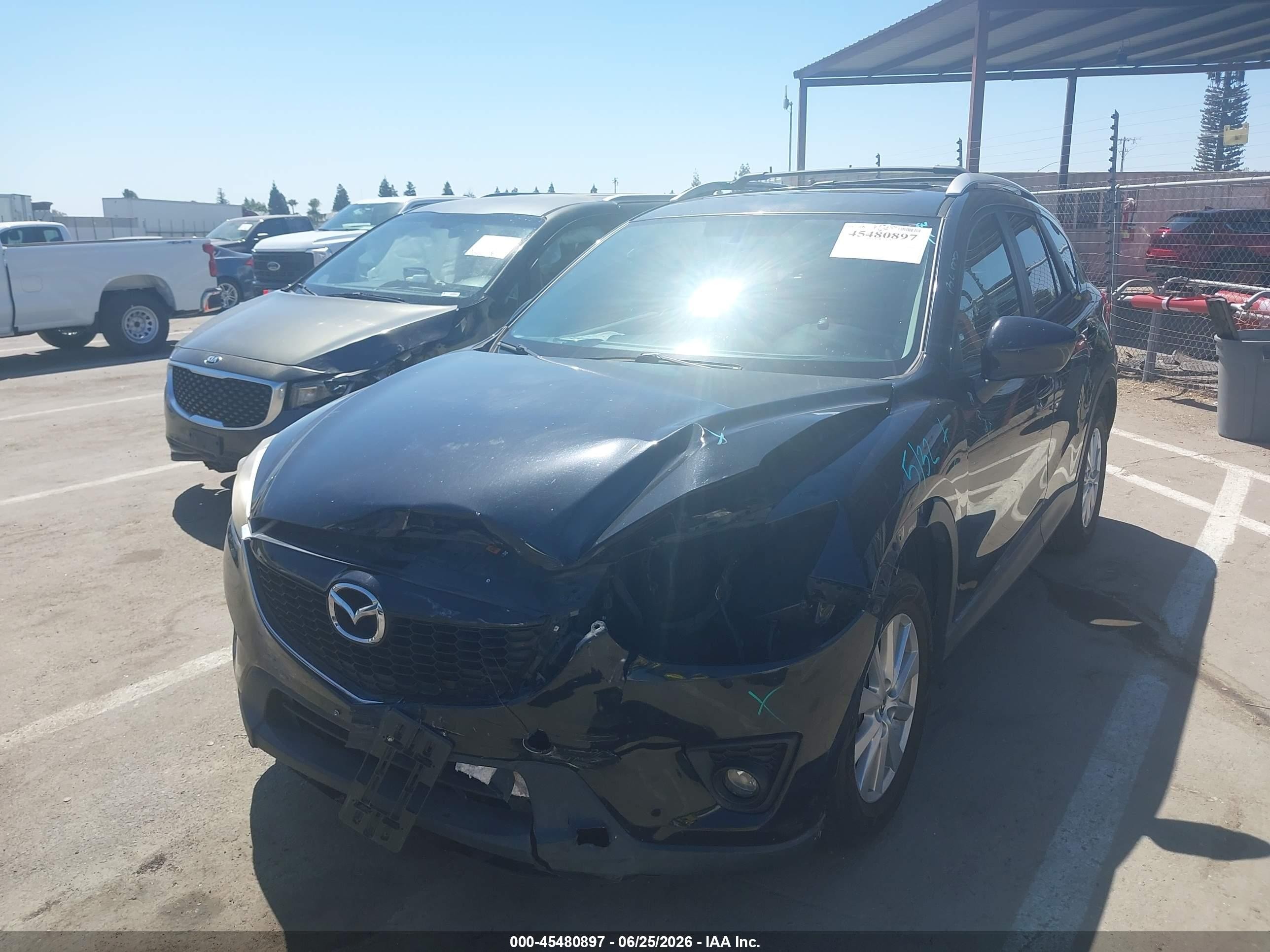 2014 Mazda Cx-5 Touring Black vin: JM3KE2CYXE0418121