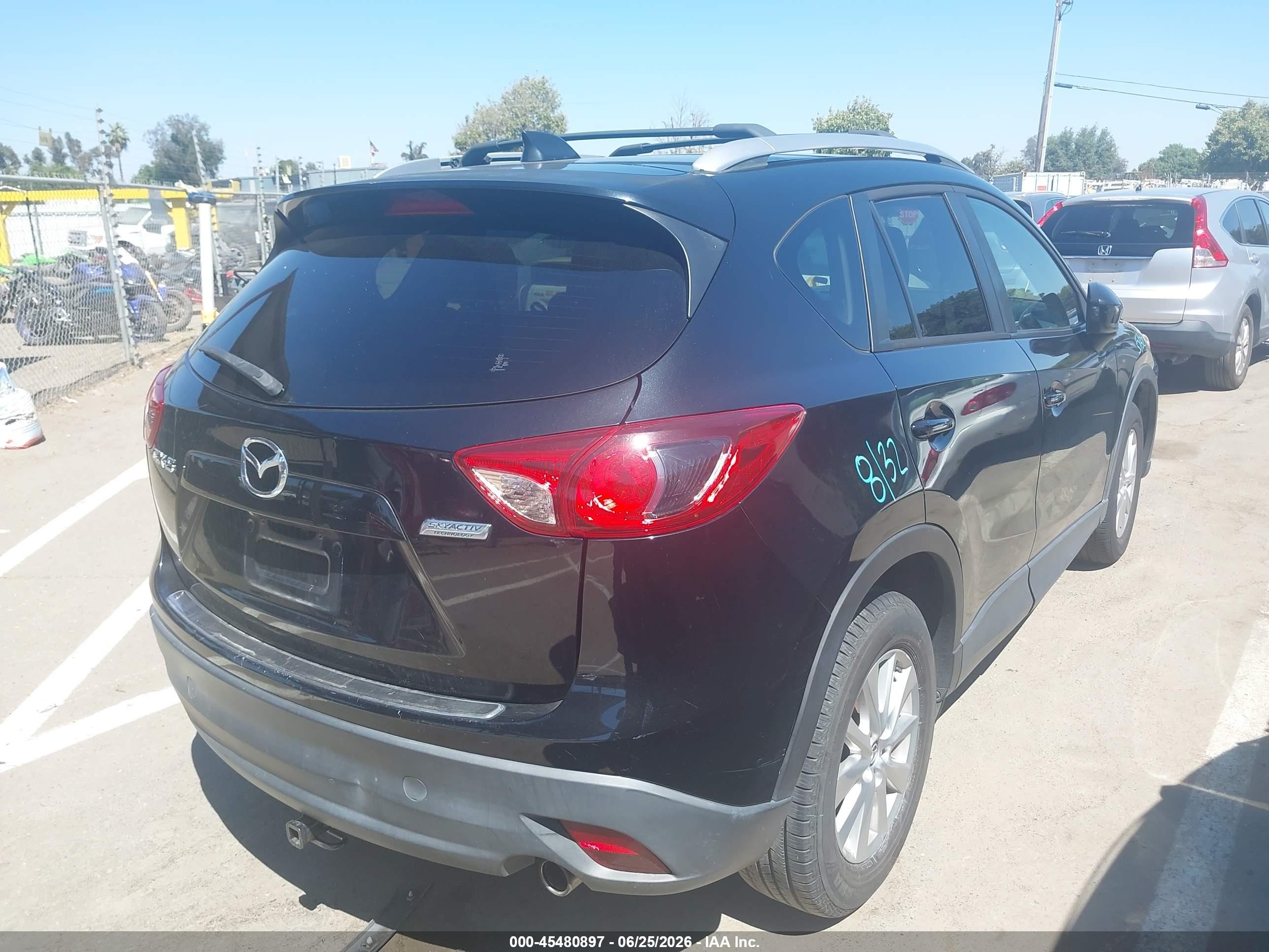 2014 Mazda Cx-5 Touring Black vin: JM3KE2CYXE0418121