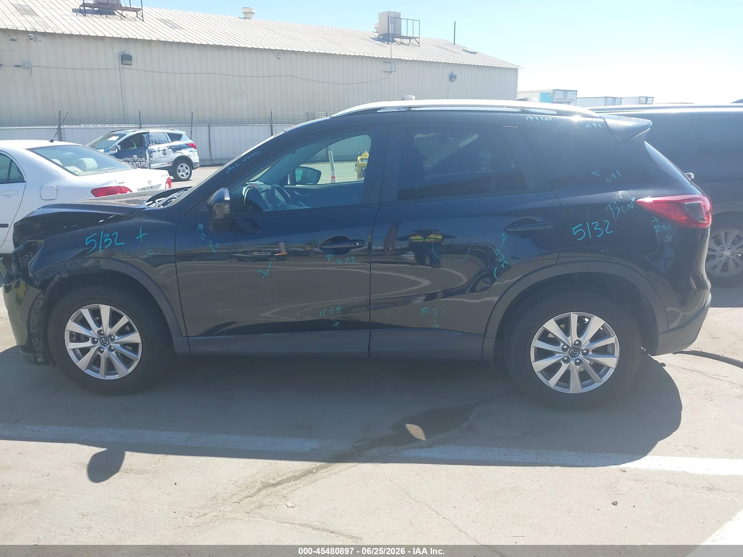 2014 Mazda Cx-5 Touring Black vin: JM3KE2CYXE0418121