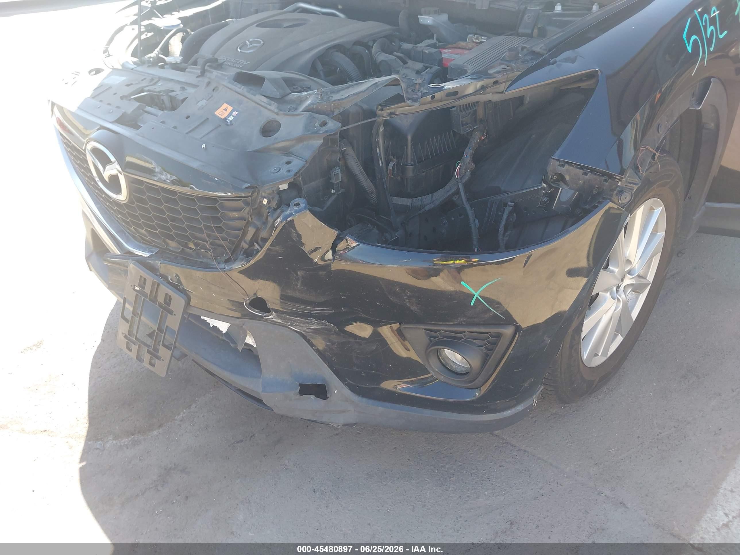 2014 Mazda Cx-5 Touring Black vin: JM3KE2CYXE0418121