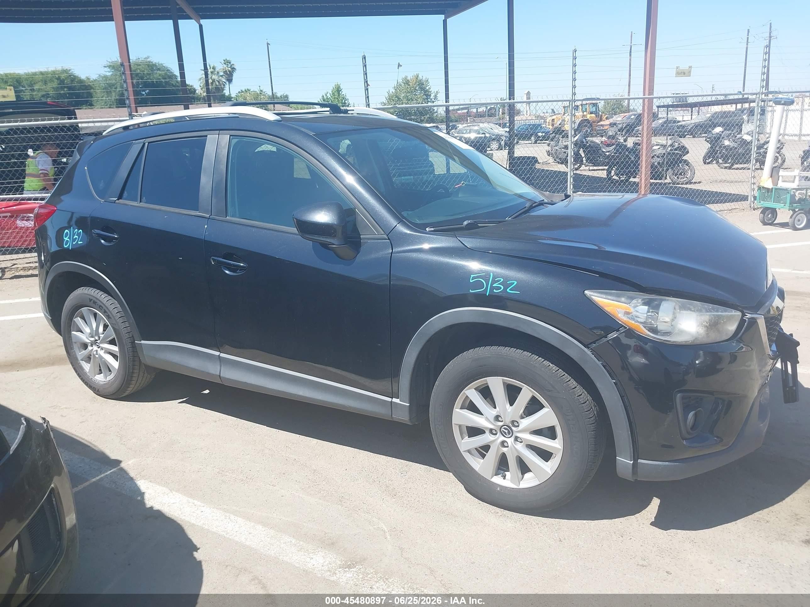 2014 Mazda Cx-5 Touring Black vin: JM3KE2CYXE0418121