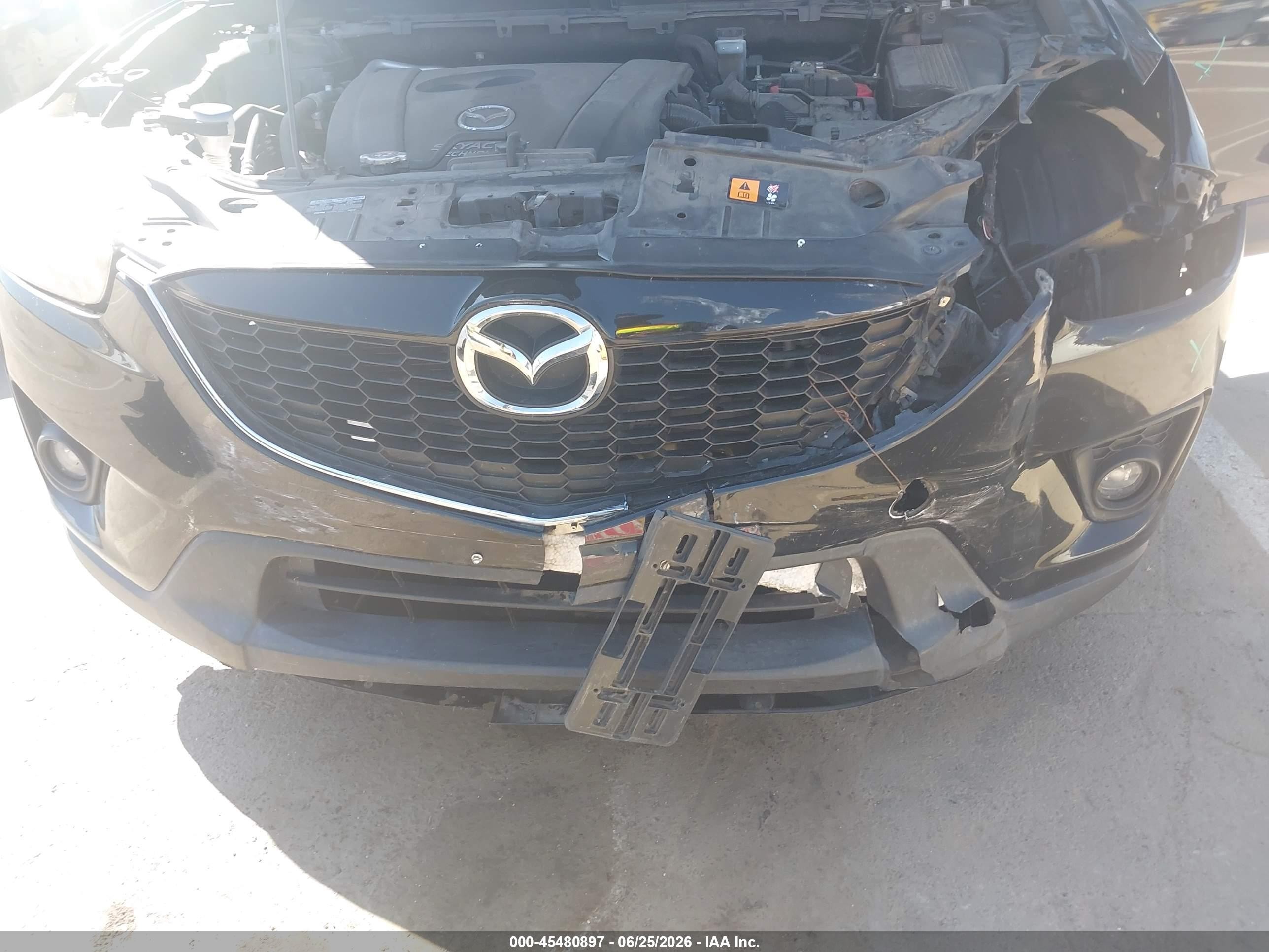 2014 Mazda Cx-5 Touring Black vin: JM3KE2CYXE0418121
