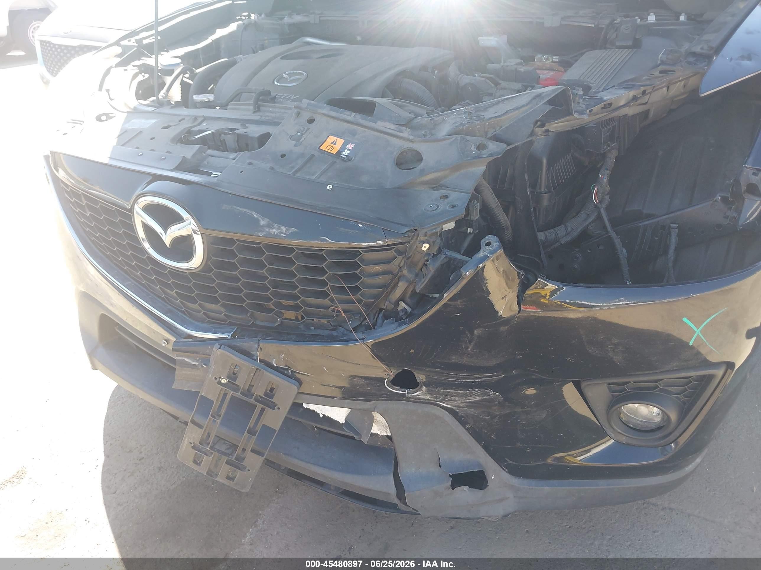 2014 Mazda Cx-5 Touring Black vin: JM3KE2CYXE0418121