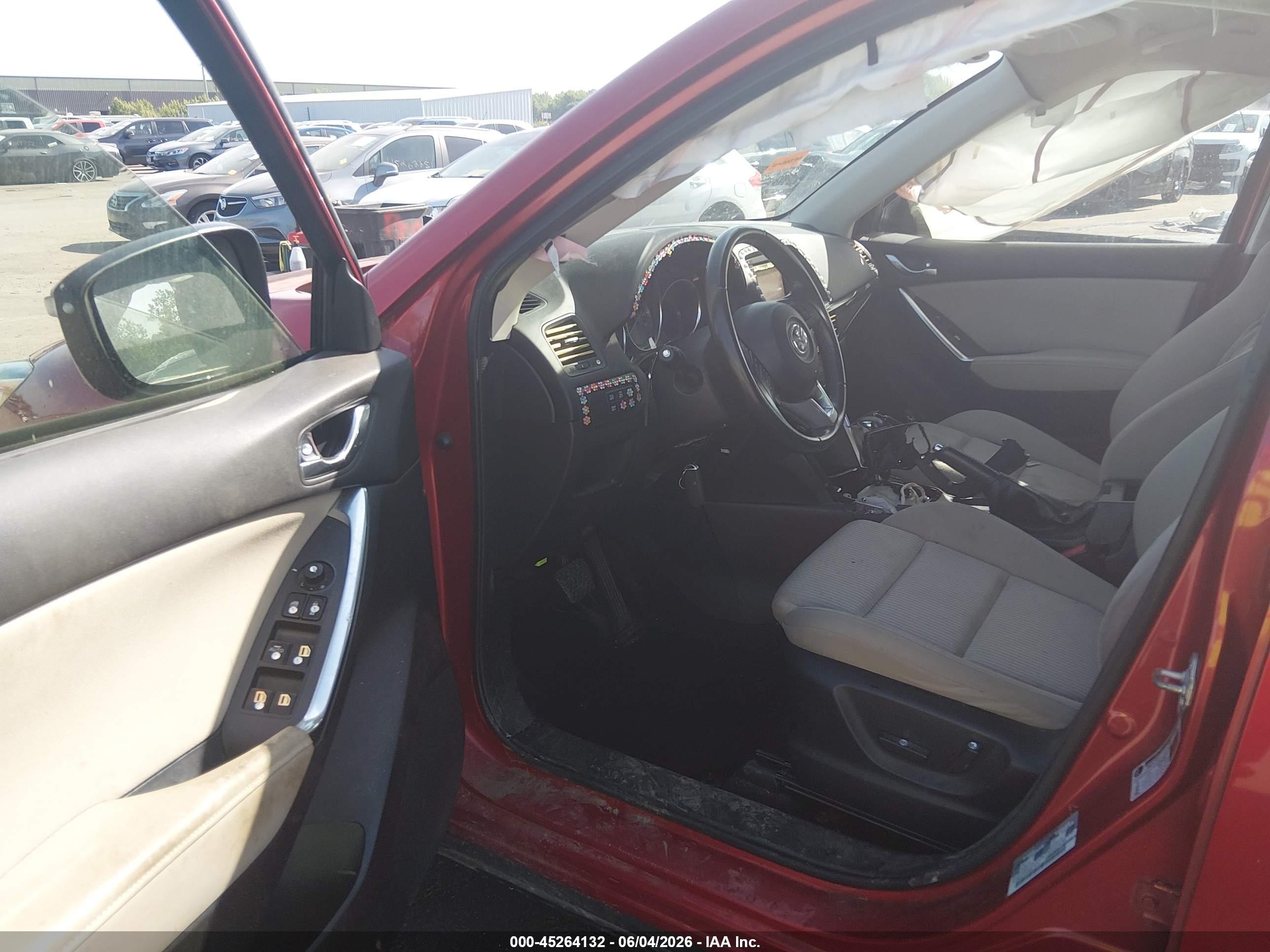 2015 Mazda Cx-5 Touring Red vin: JM3KE2CYXF0475839