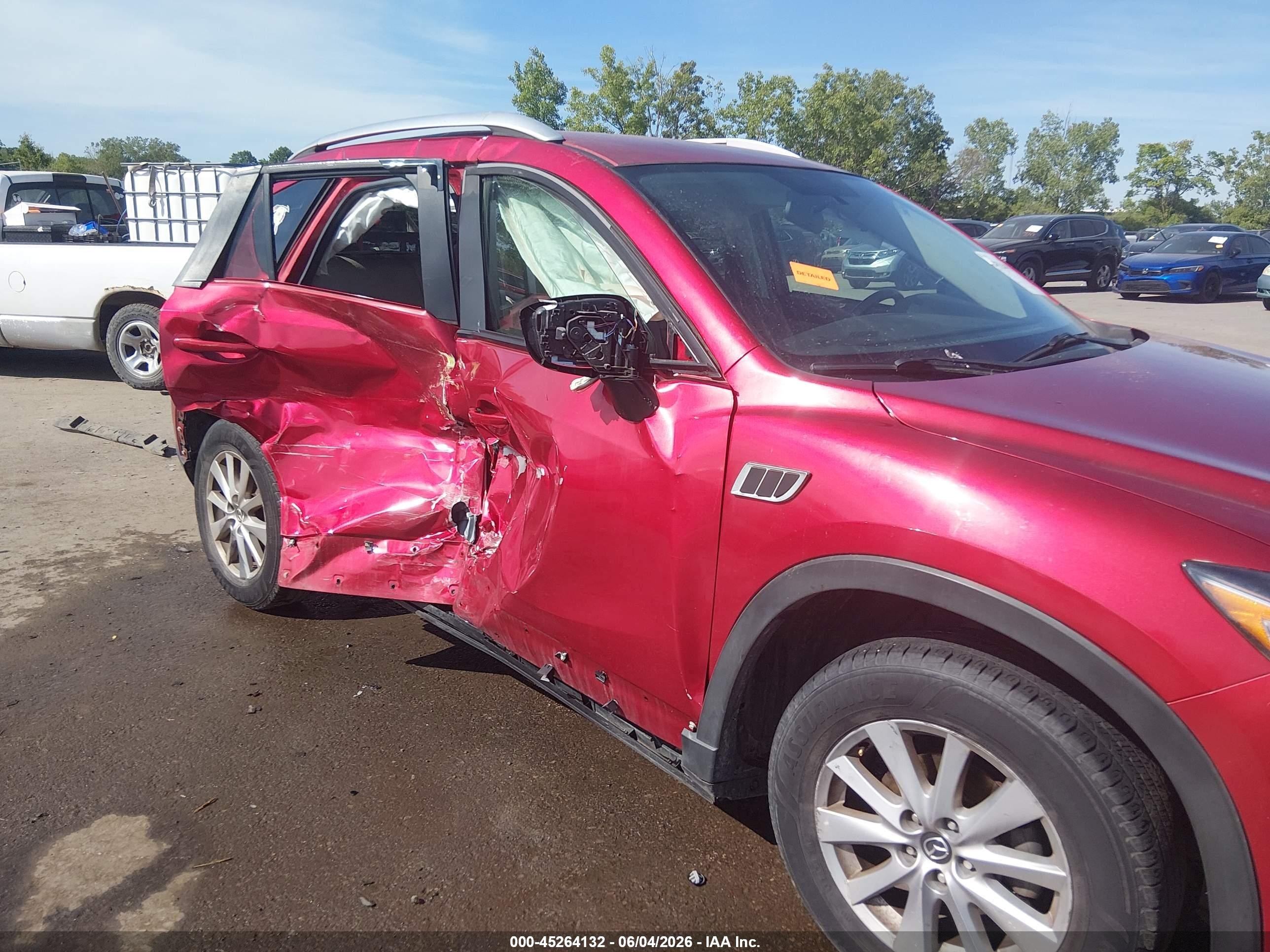 2015 Mazda Cx-5 Touring Red vin: JM3KE2CYXF0475839