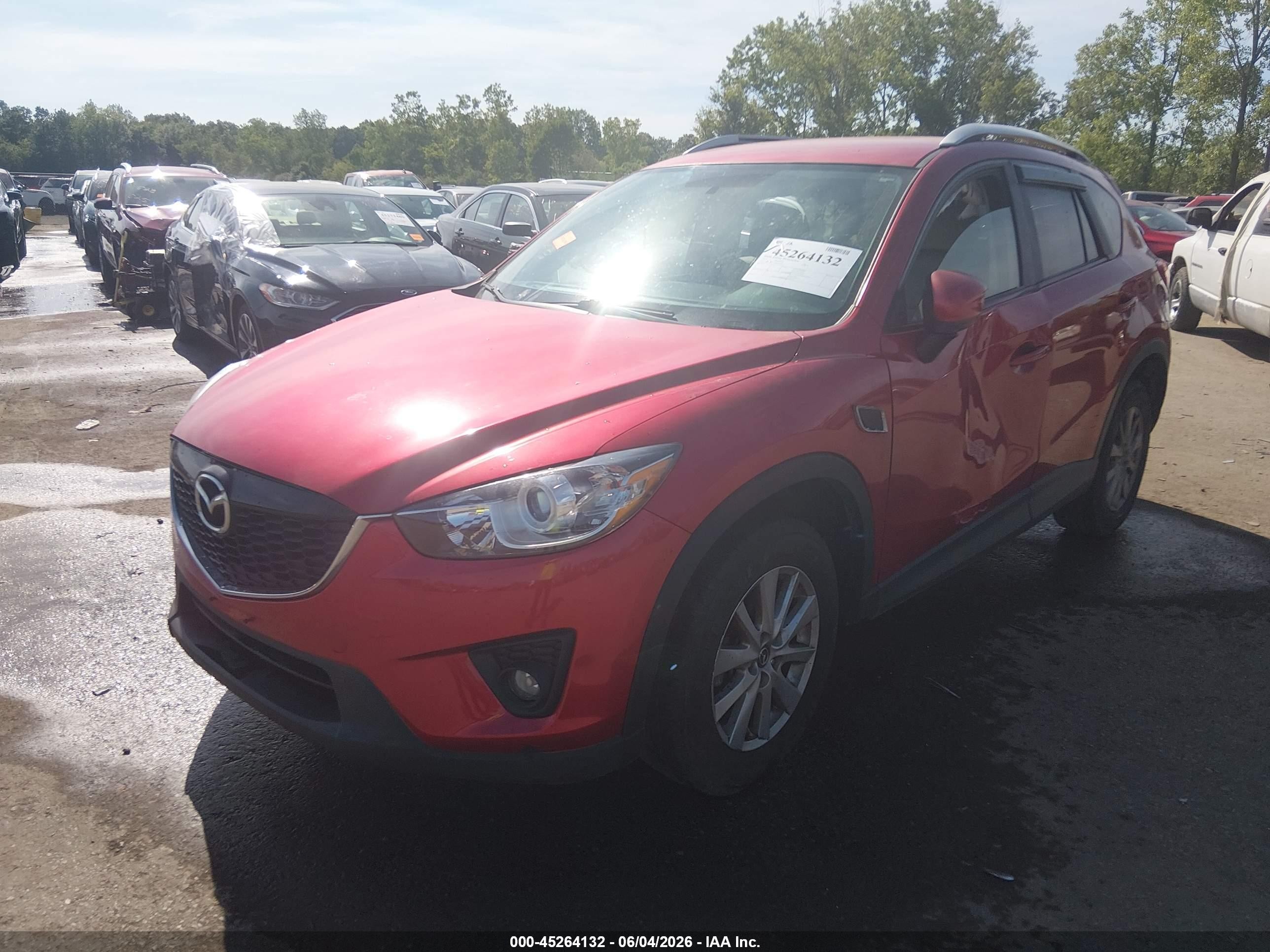 2015 Mazda Cx-5 Touring Red vin: JM3KE2CYXF0475839