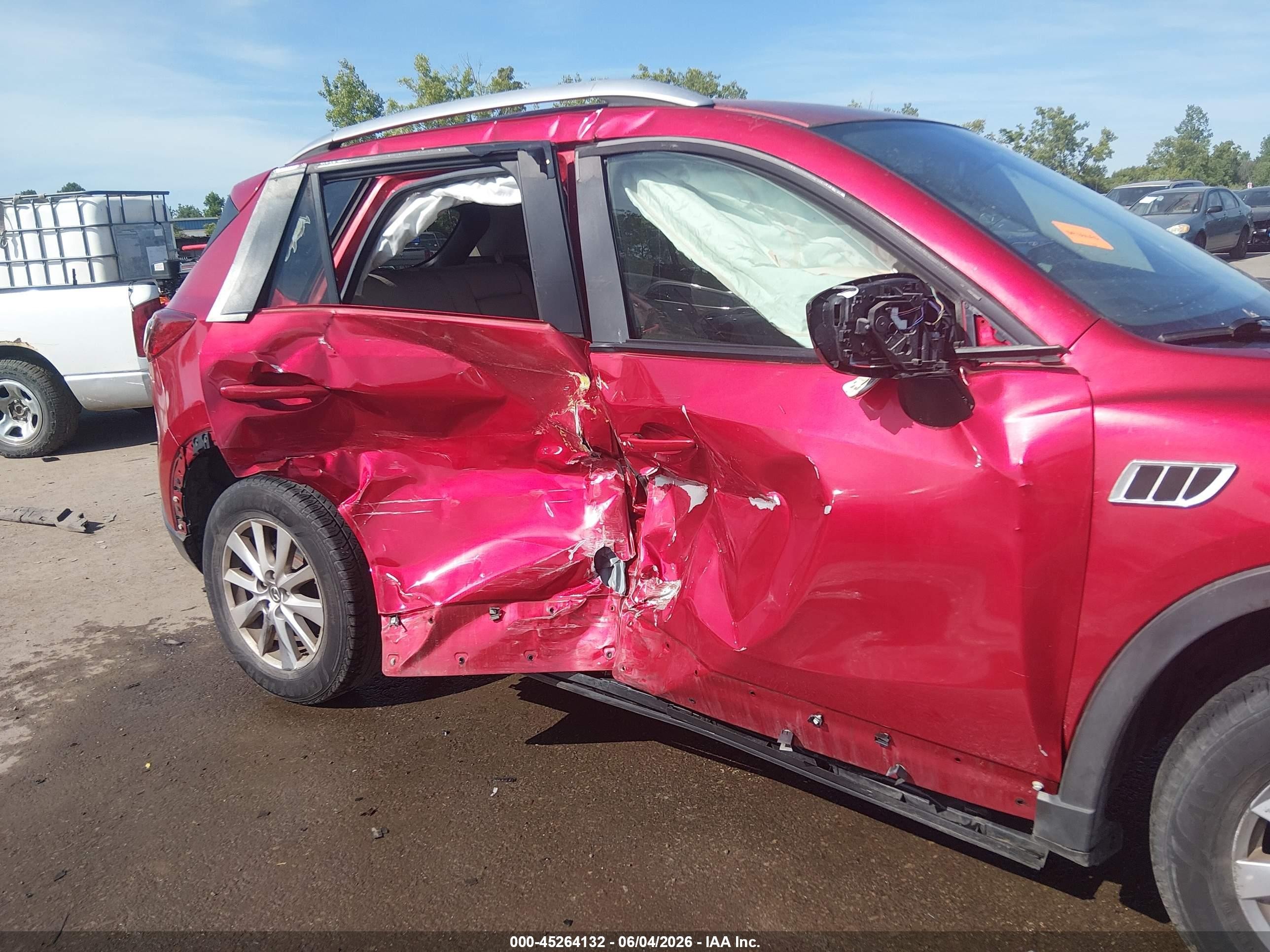 2015 Mazda Cx-5 Touring Red vin: JM3KE2CYXF0475839