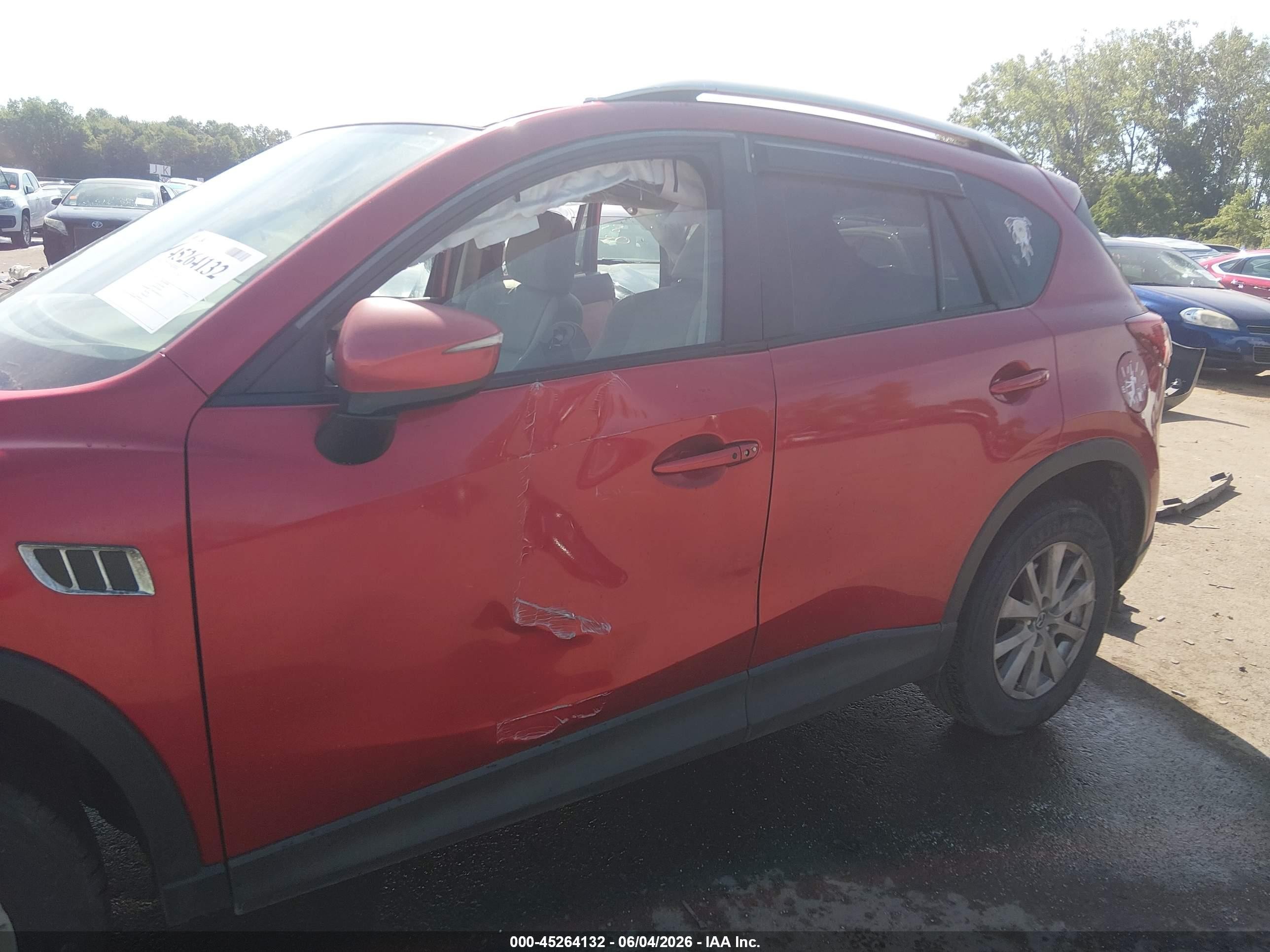 2015 Mazda Cx-5 Touring Red vin: JM3KE2CYXF0475839