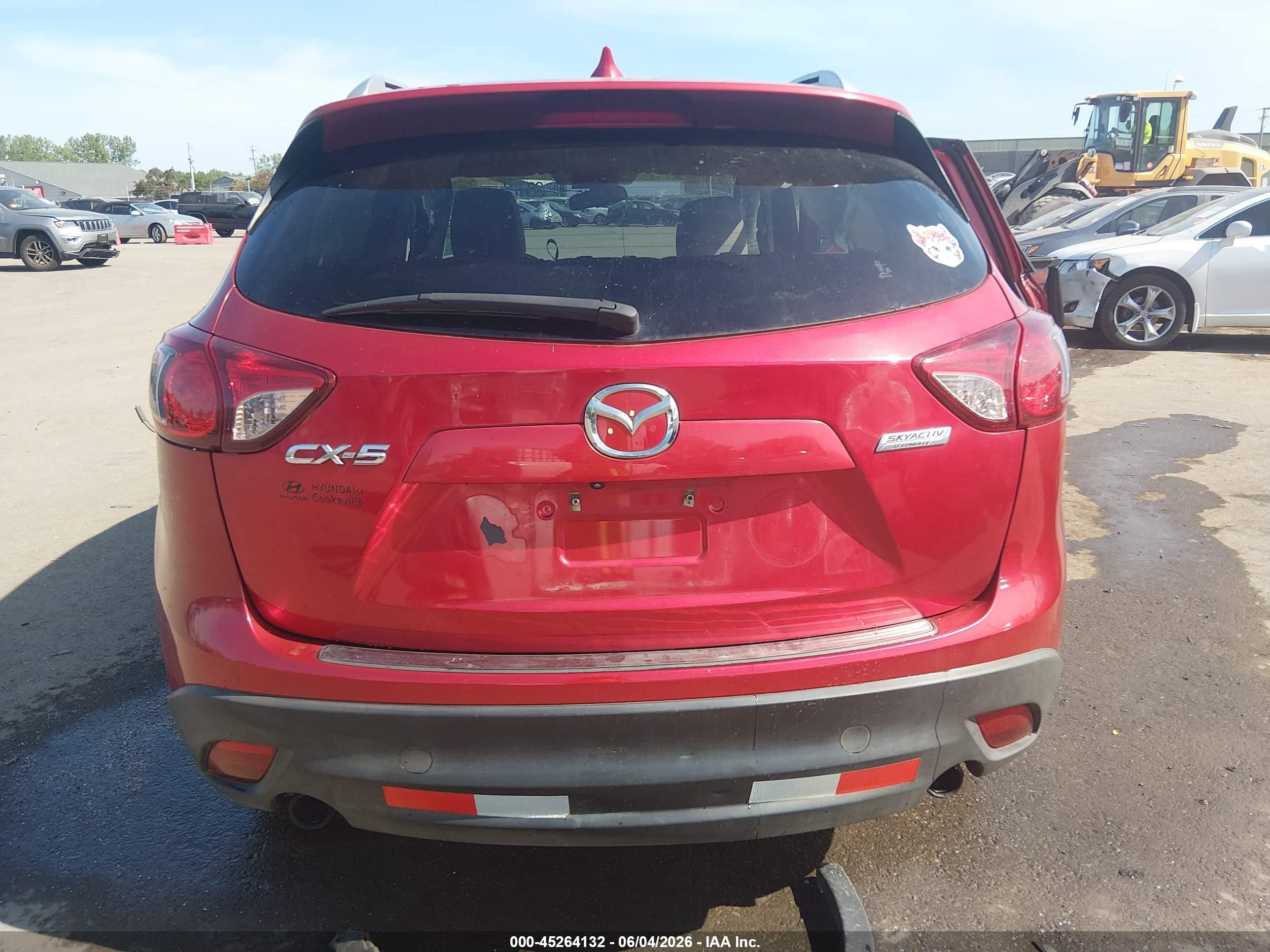 2015 Mazda Cx-5 Touring Red vin: JM3KE2CYXF0475839