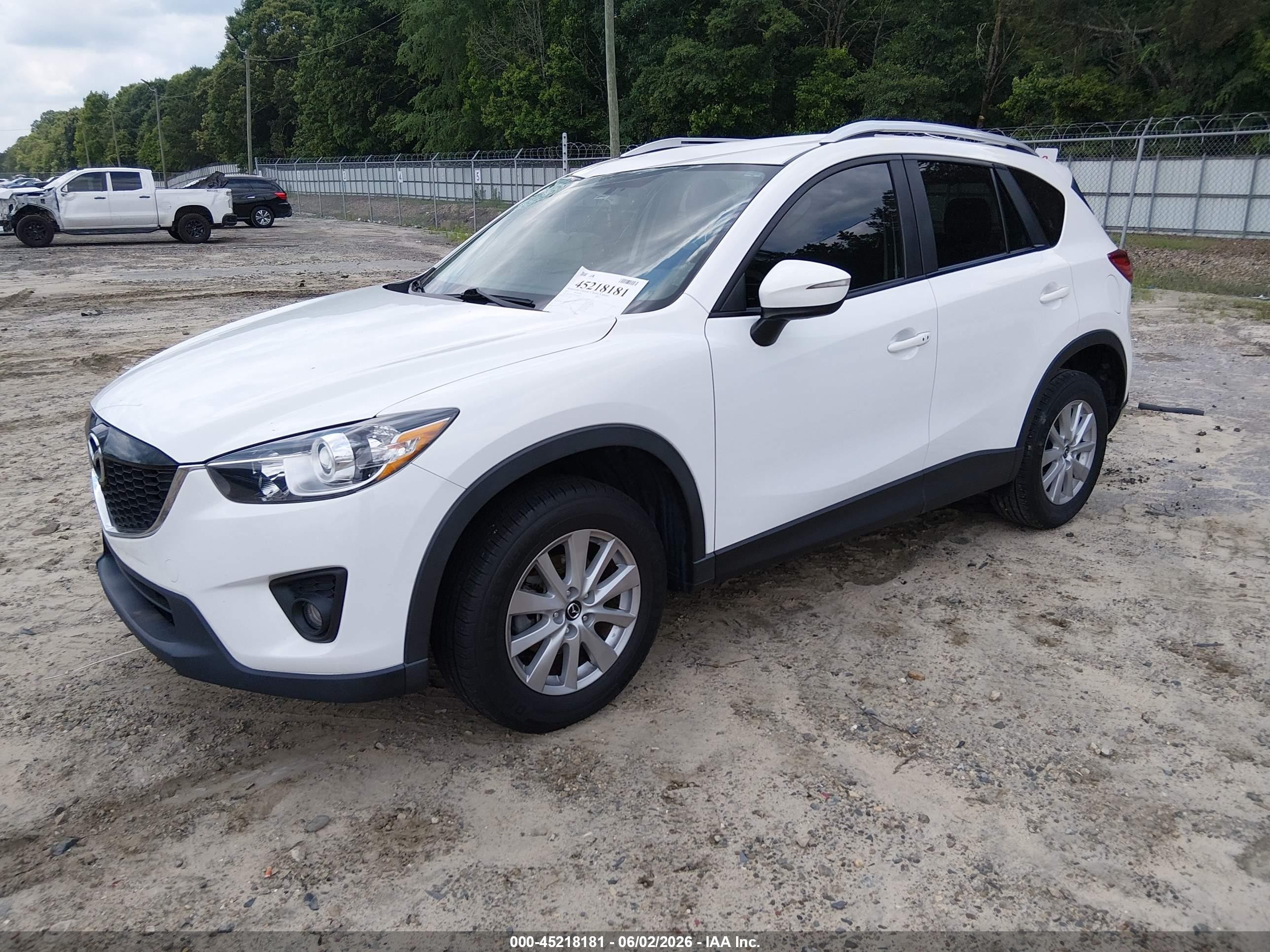 2015 Mazda Cx-5 Touring White vin: JM3KE2CYXF0525848