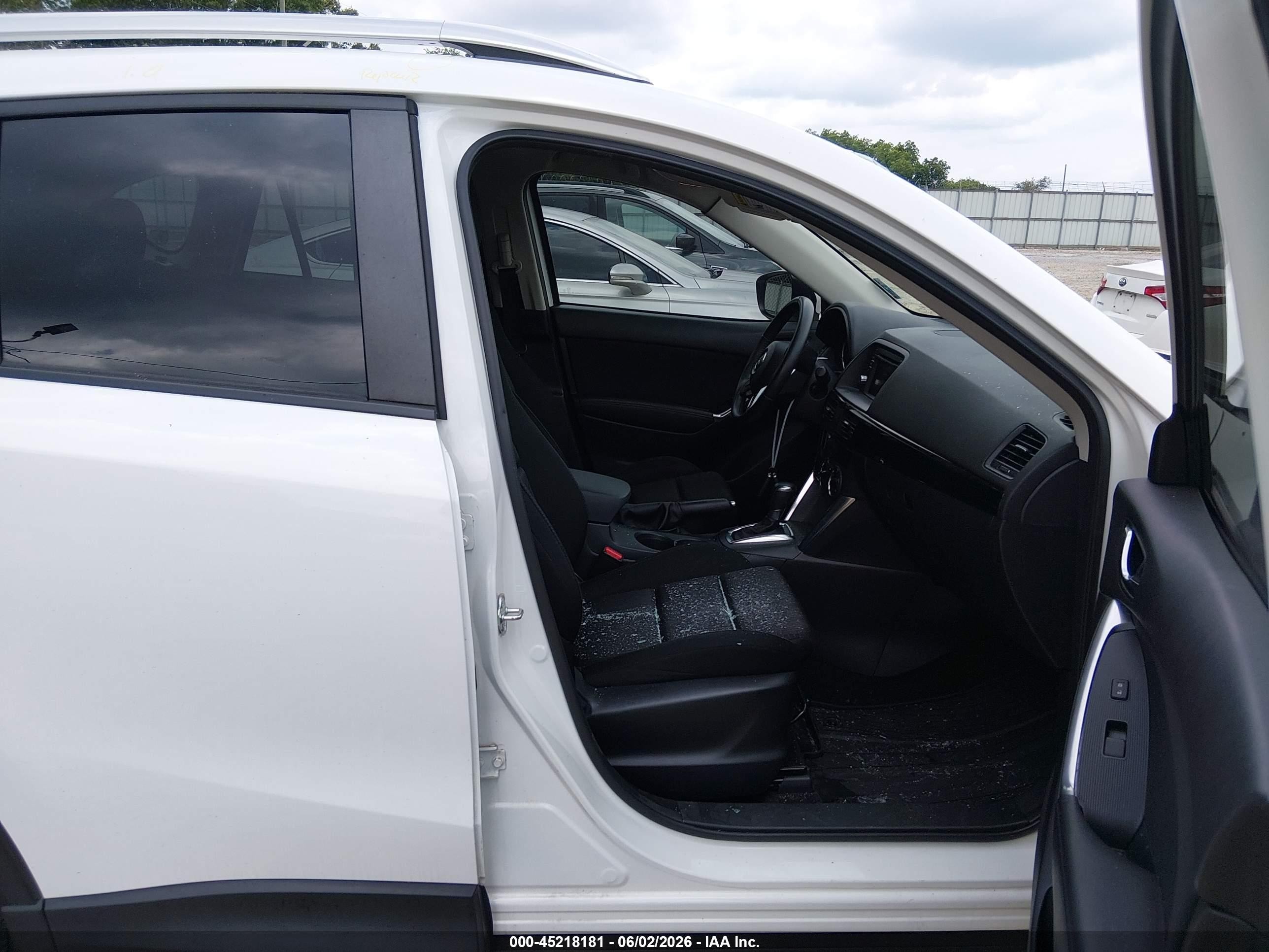 2015 Mazda Cx-5 Touring White vin: JM3KE2CYXF0525848