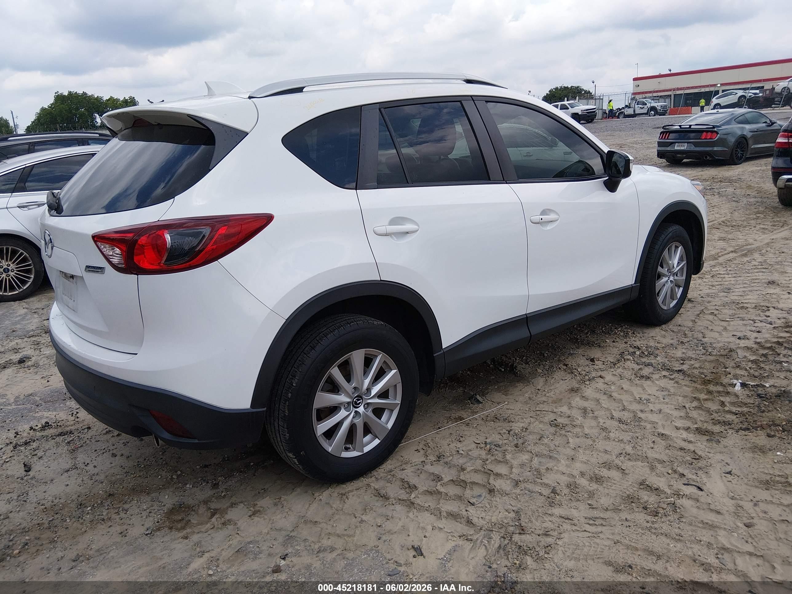 2015 Mazda Cx-5 Touring White vin: JM3KE2CYXF0525848