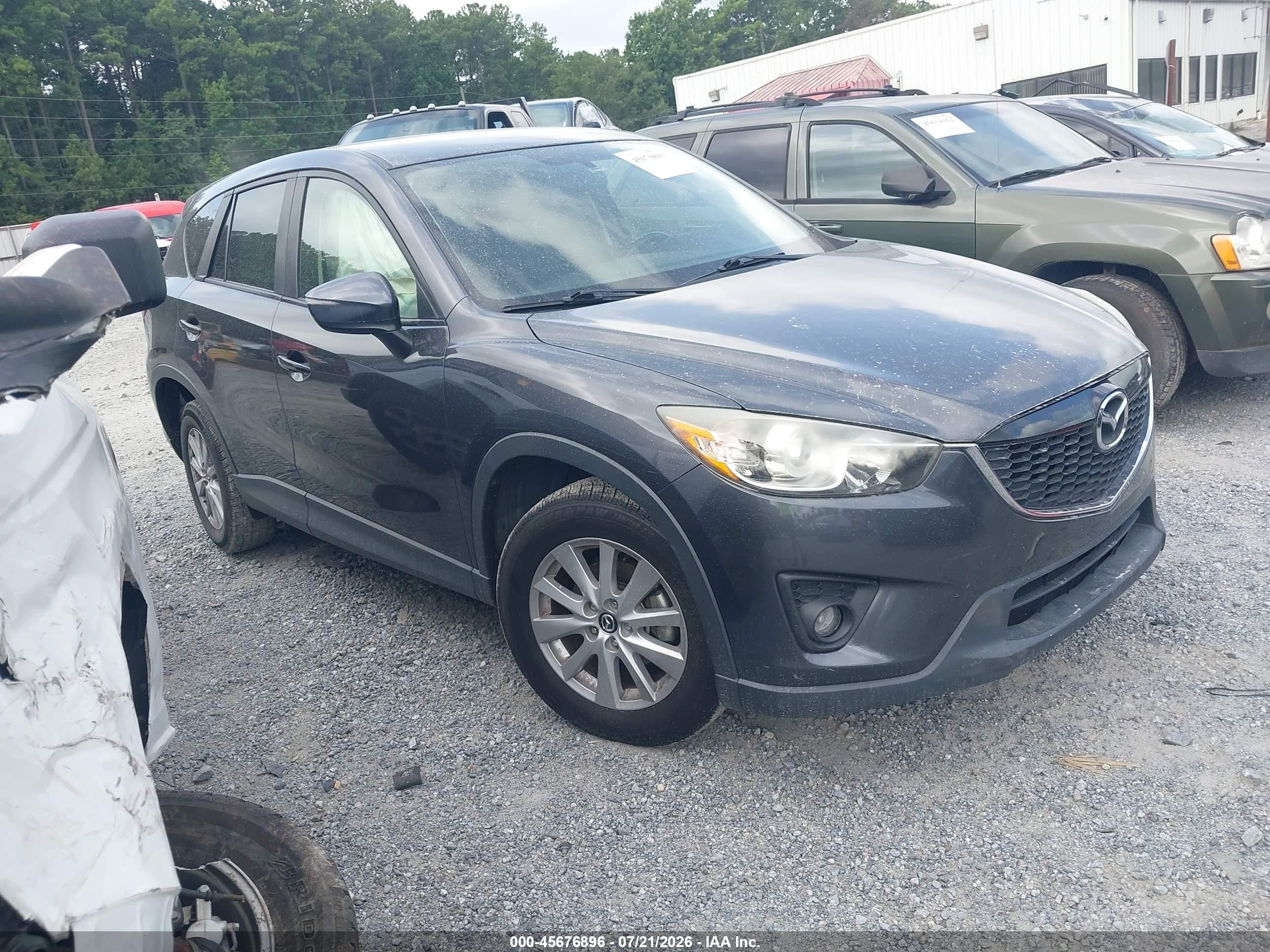 2015 Mazda Cx-5 Touring Gray vin: JM3KE2CYXF0546151