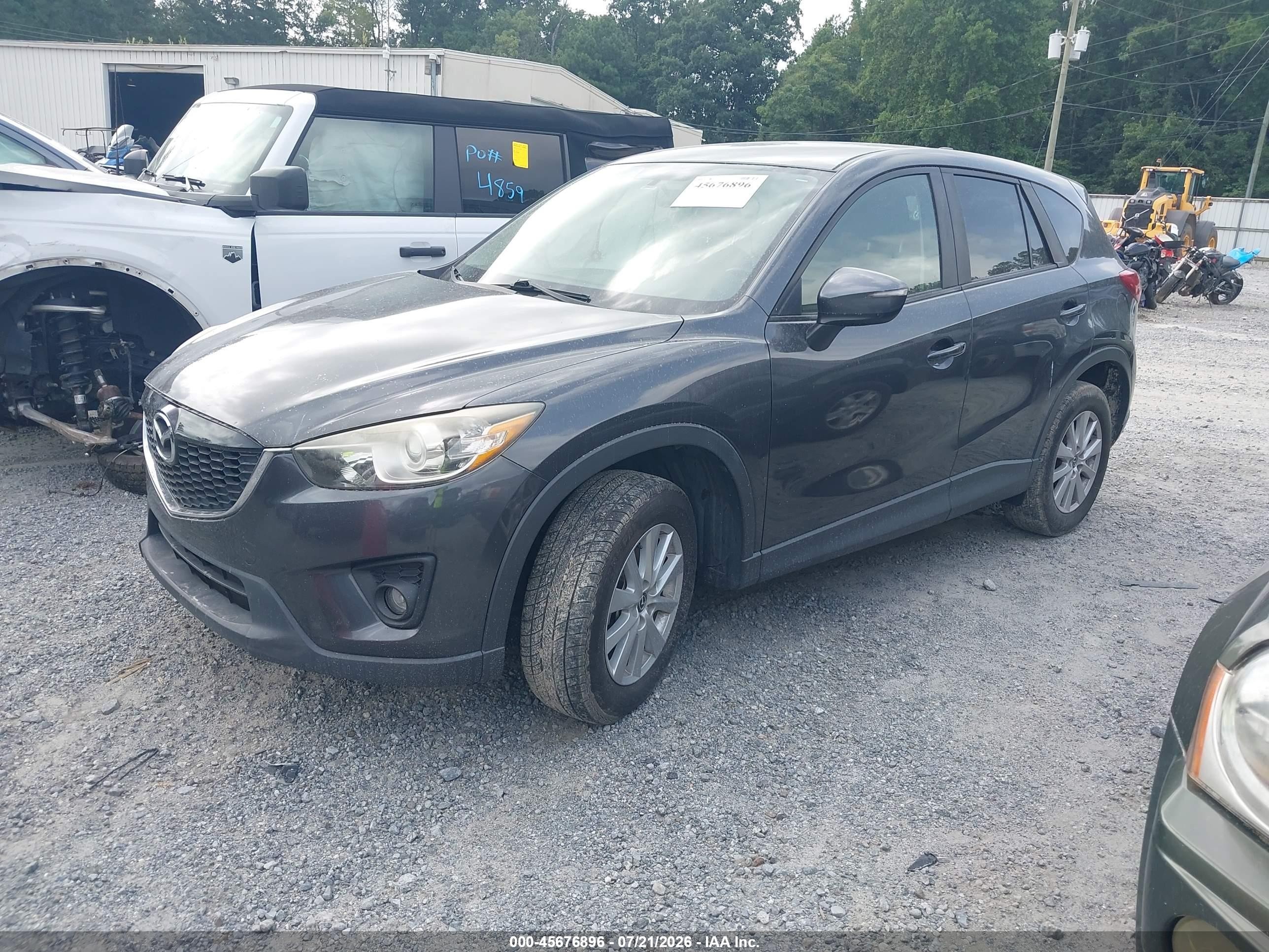 2015 Mazda Cx-5 Touring Gray vin: JM3KE2CYXF0546151