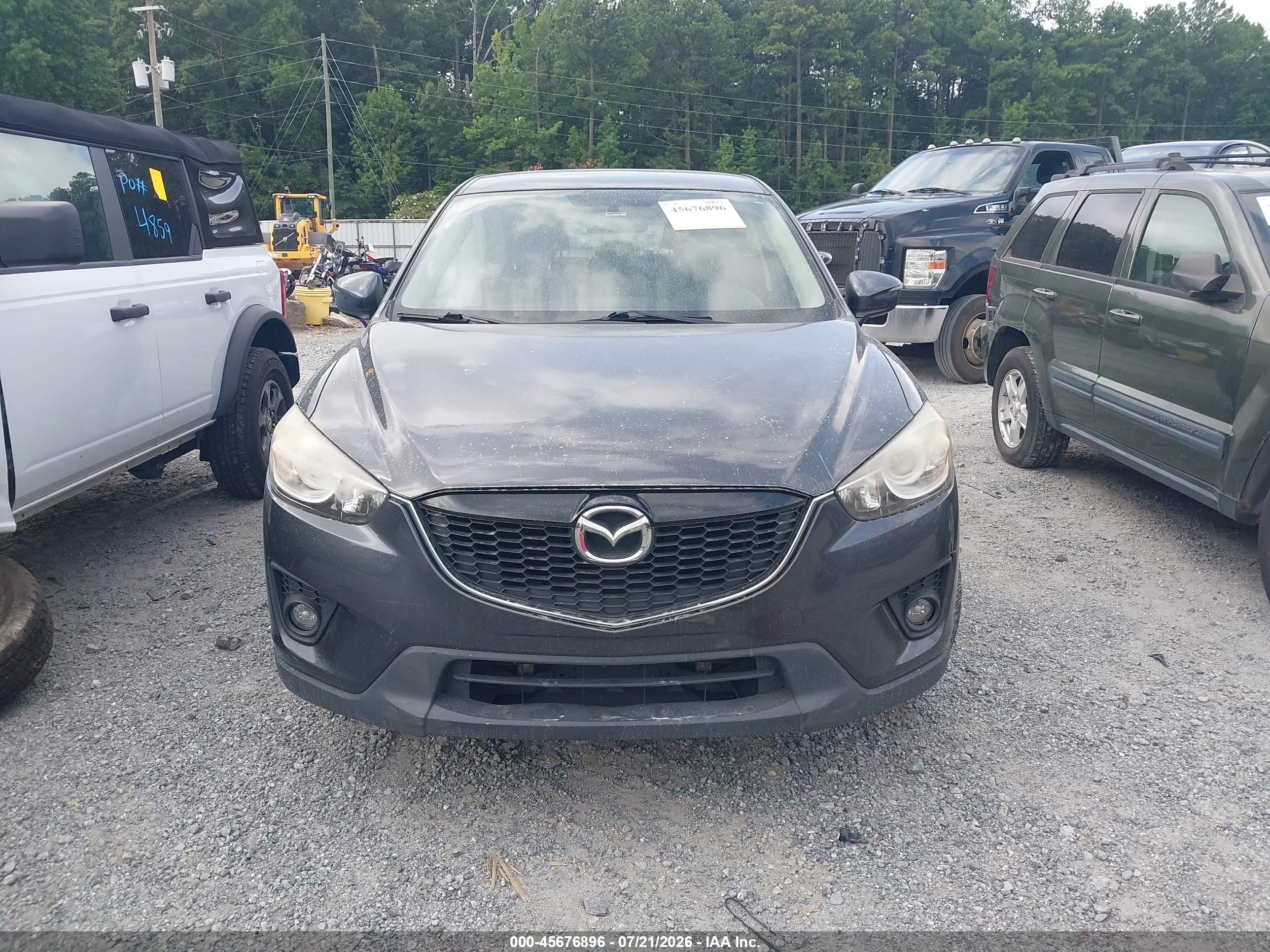 2015 Mazda Cx-5 Touring Gray vin: JM3KE2CYXF0546151