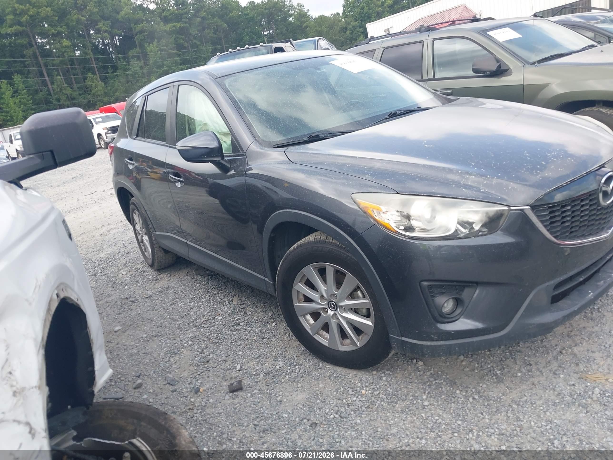 2015 Mazda Cx-5 Touring Gray vin: JM3KE2CYXF0546151