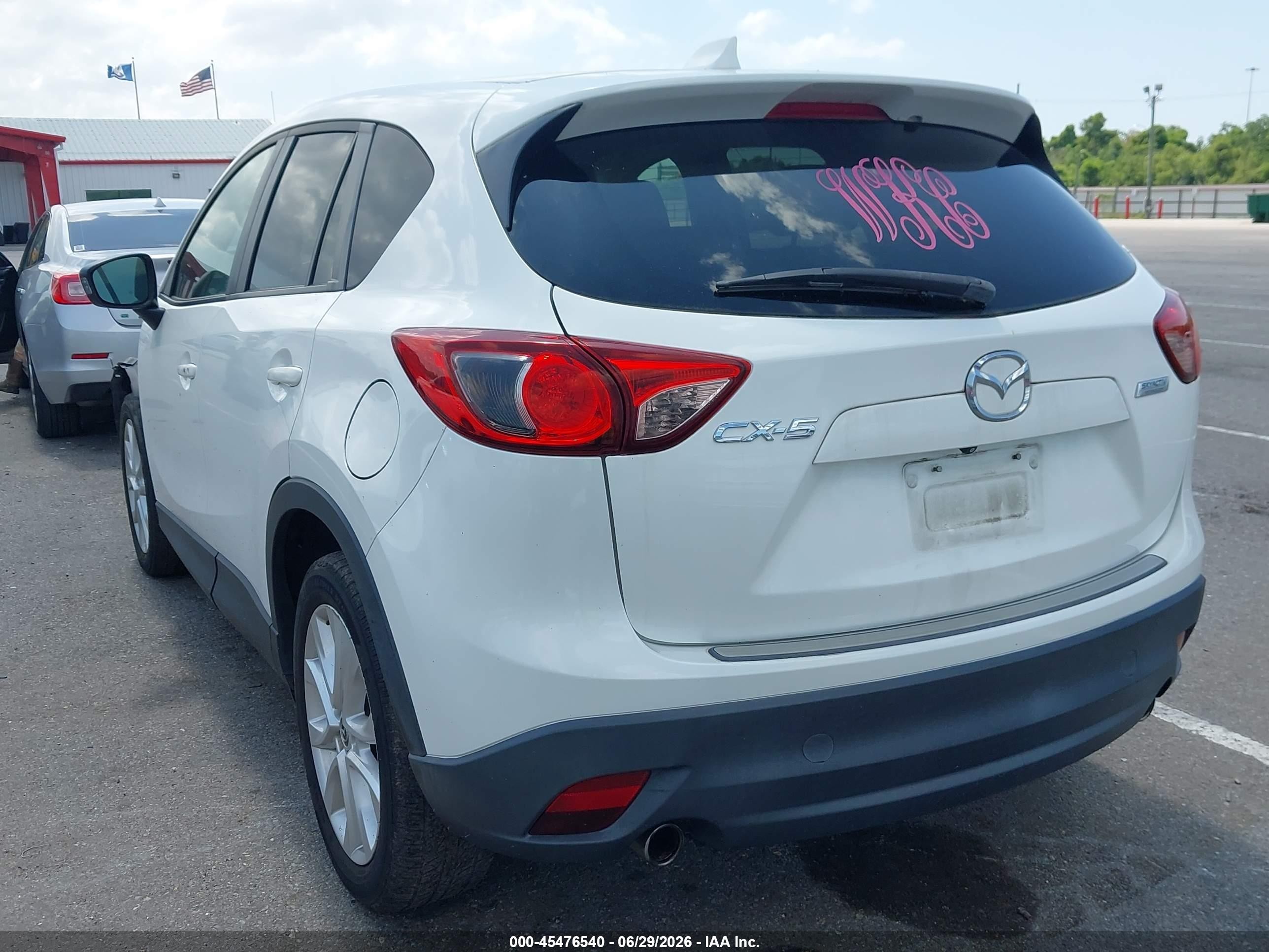 2013 Mazda Cx-5 Grand Touring White vin: JM3KE2DE1D0145203