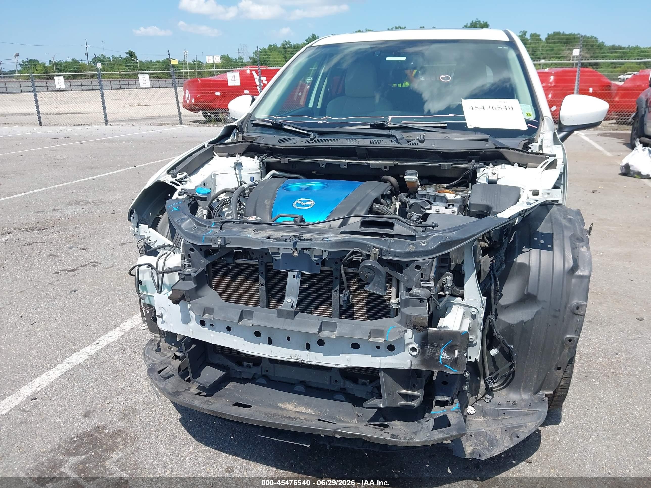 2013 Mazda Cx-5 Grand Touring White vin: JM3KE2DE1D0145203