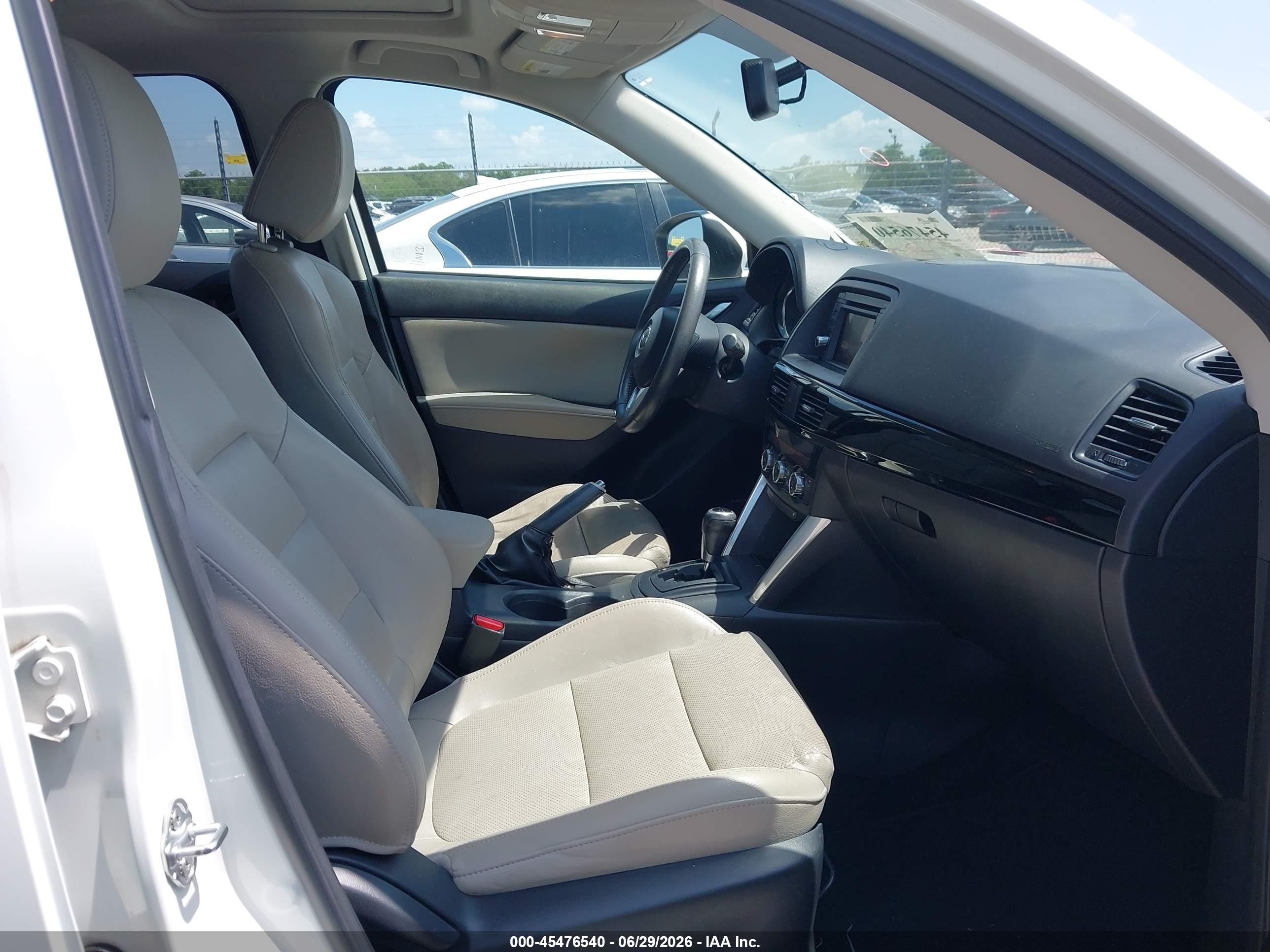 2013 Mazda Cx-5 Grand Touring White vin: JM3KE2DE1D0145203