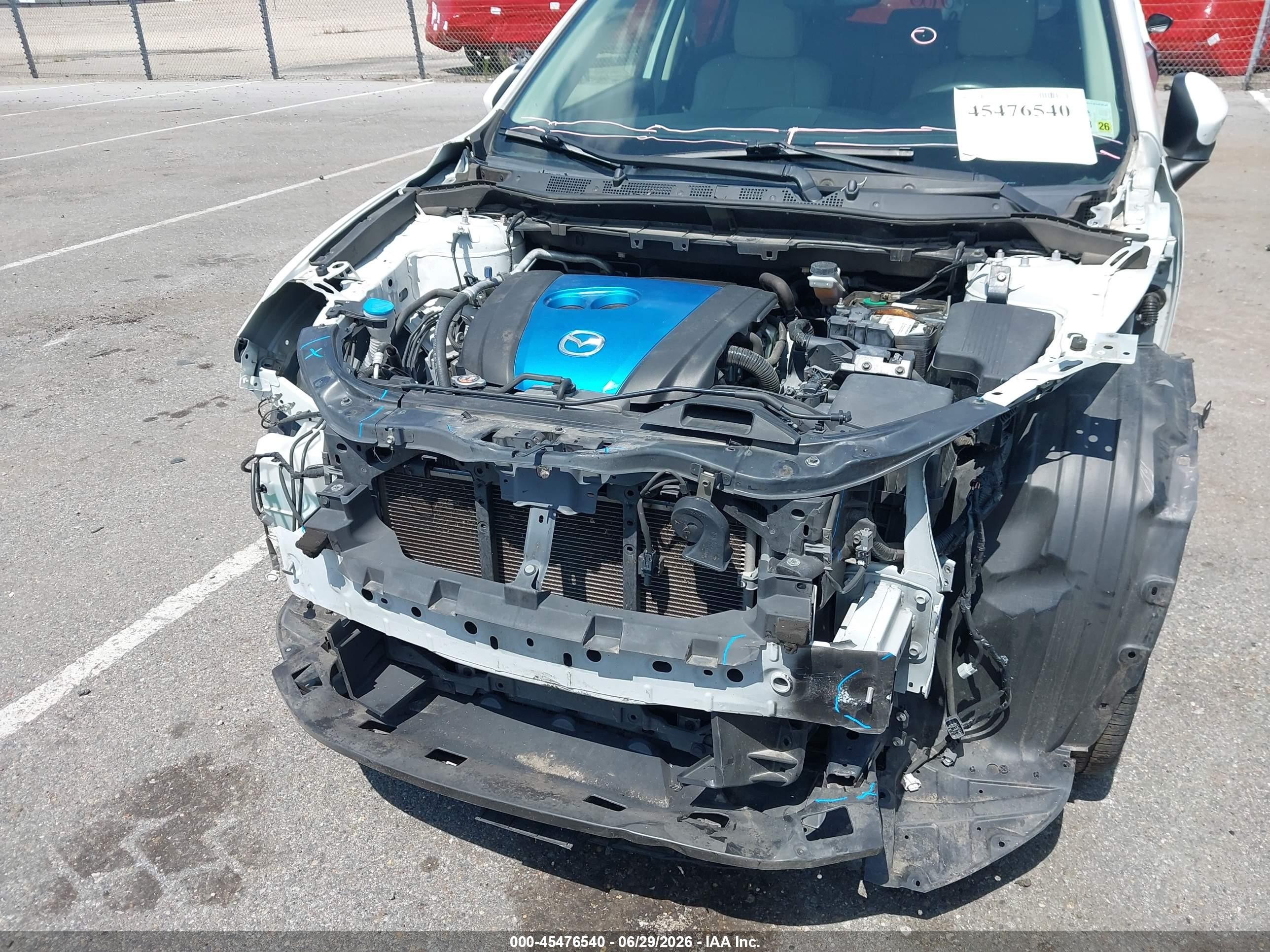 2013 Mazda Cx-5 Grand Touring White vin: JM3KE2DE1D0145203