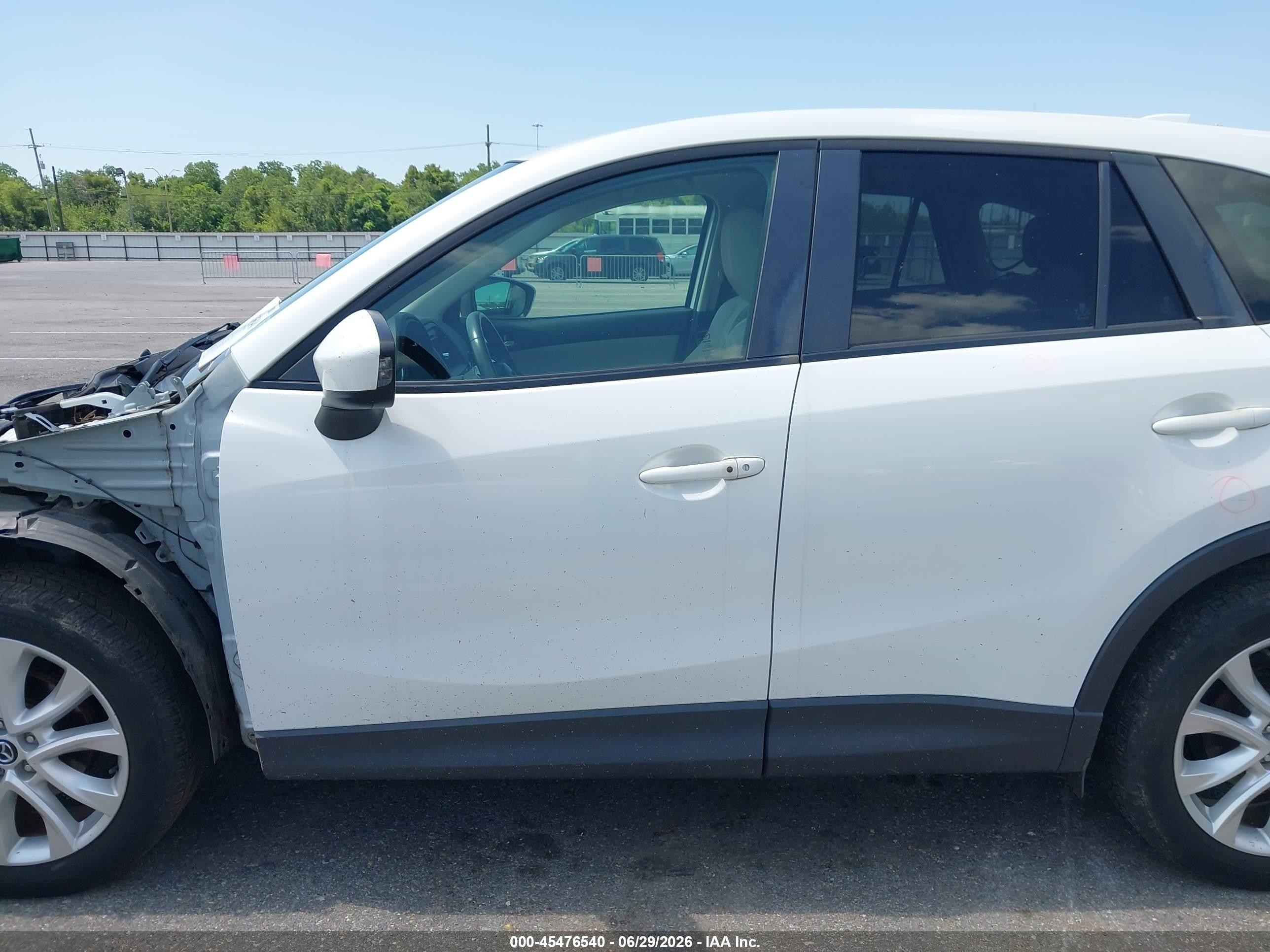 2013 Mazda Cx-5 Grand Touring White vin: JM3KE2DE1D0145203