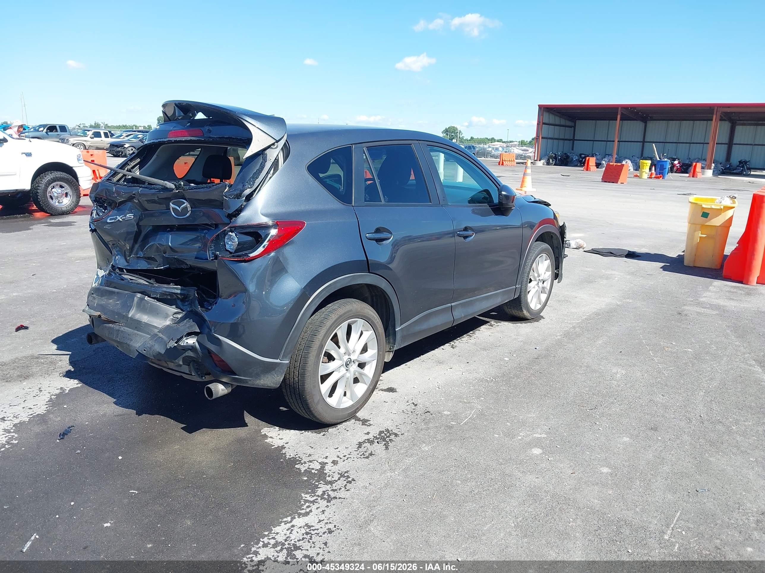 2013 Mazda Cx-5 Grand Touring Gray vin: JM3KE2DE3D0107889
