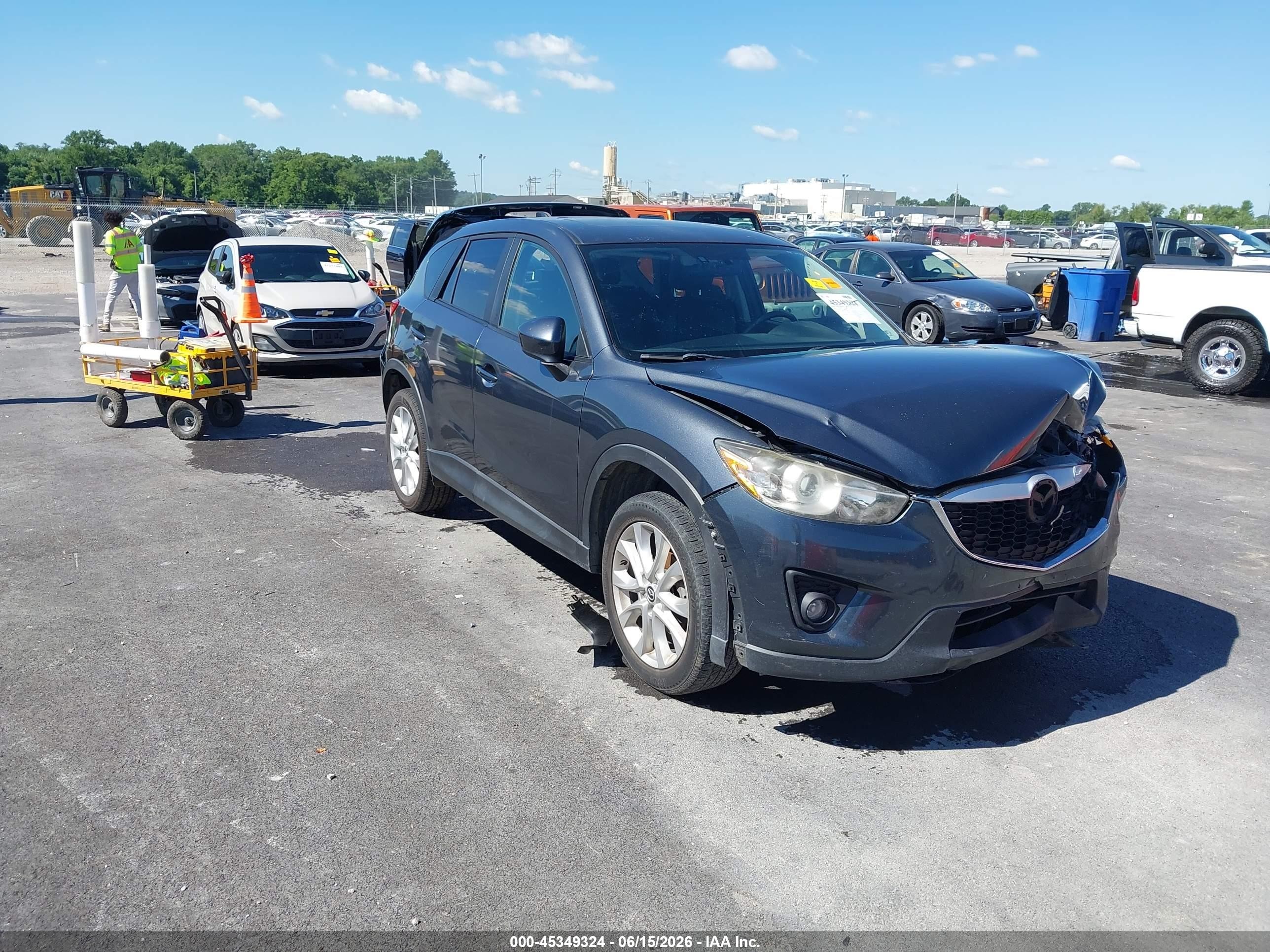 2013 Mazda Cx-5 Grand Touring Gray vin: JM3KE2DE3D0107889