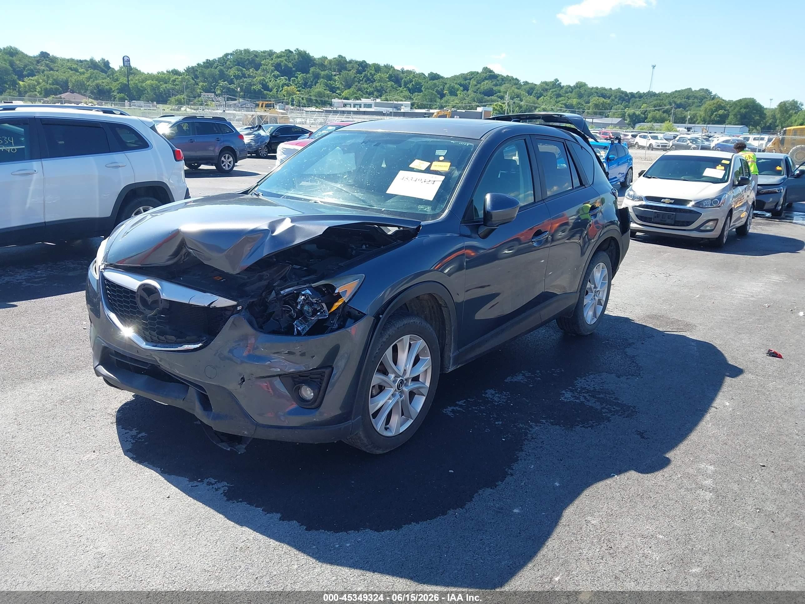 2013 Mazda Cx-5 Grand Touring Gray vin: JM3KE2DE3D0107889