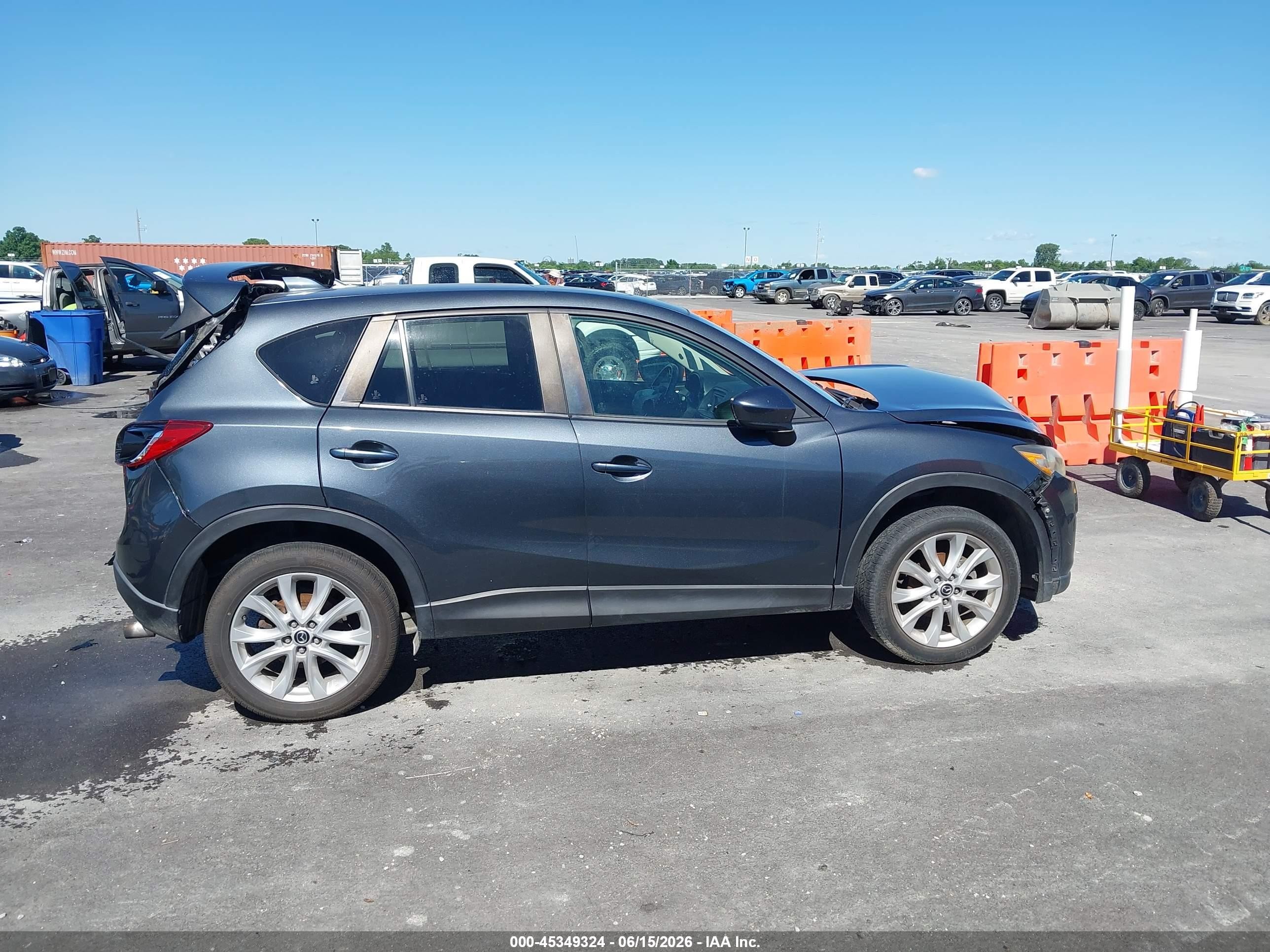 2013 Mazda Cx-5 Grand Touring Gray vin: JM3KE2DE3D0107889
