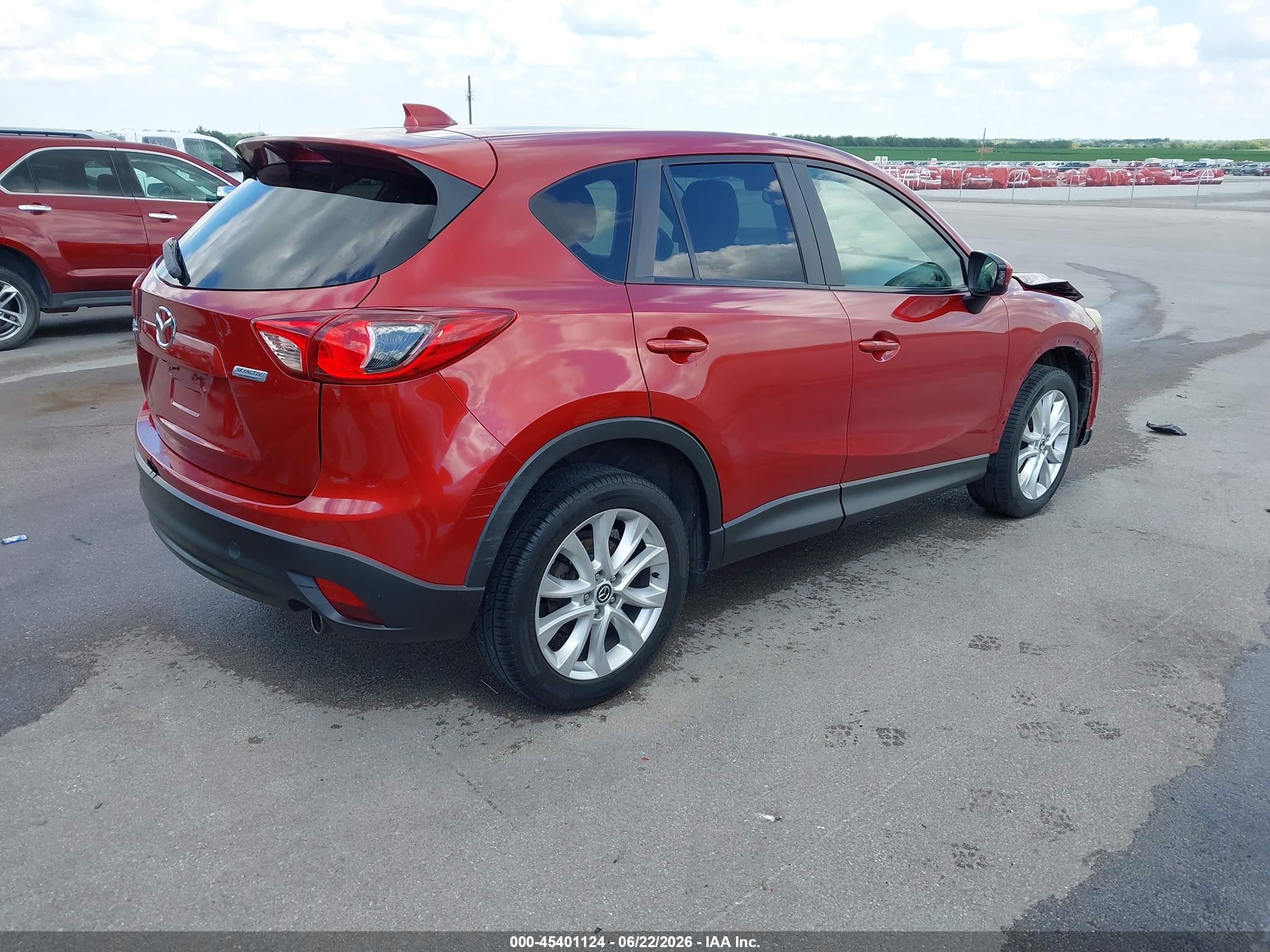 2013 Mazda Cx-5 Grand Touring Red vin: JM3KE2DE4D0112857