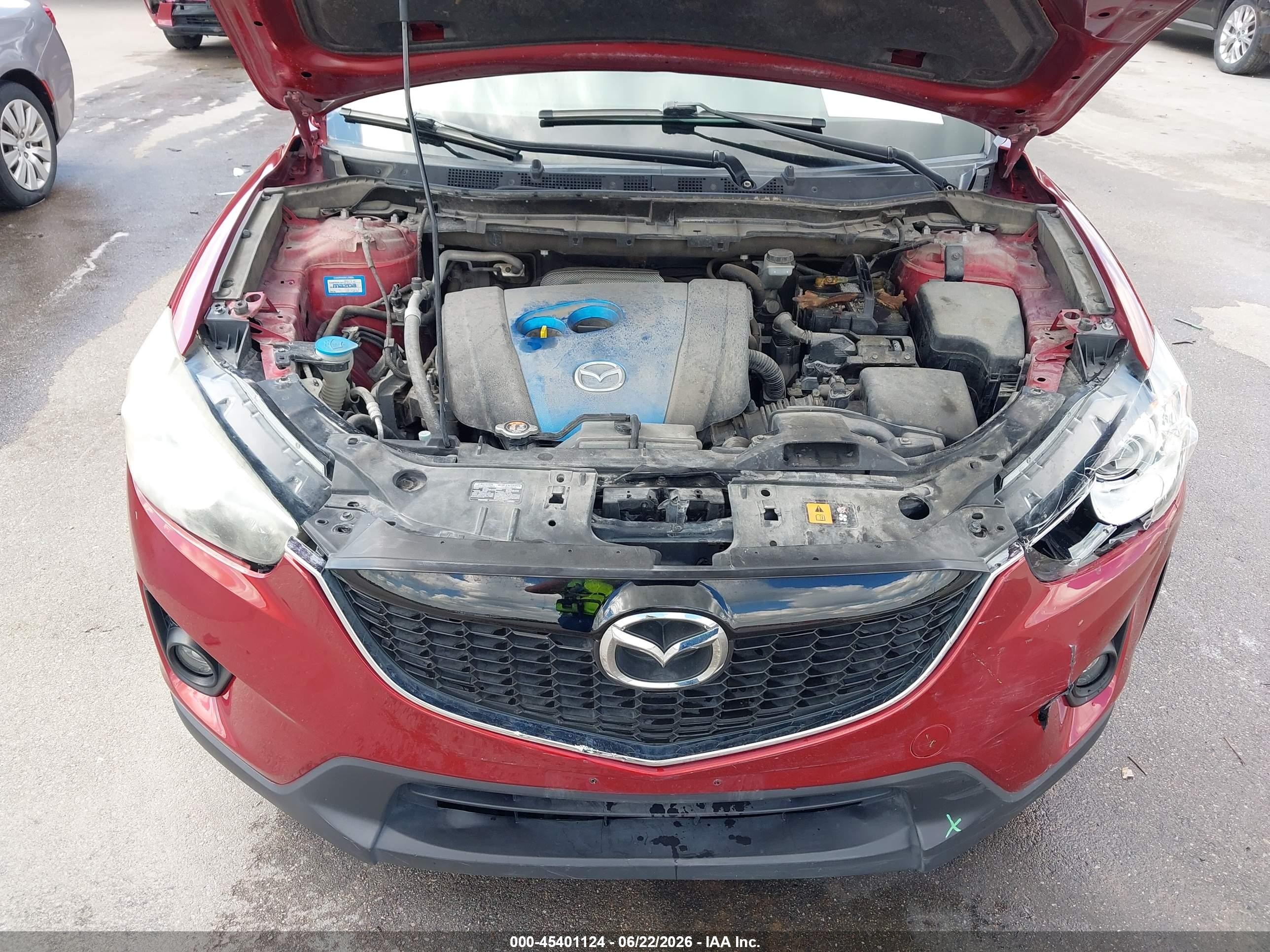 2013 Mazda Cx-5 Grand Touring Red vin: JM3KE2DE4D0112857