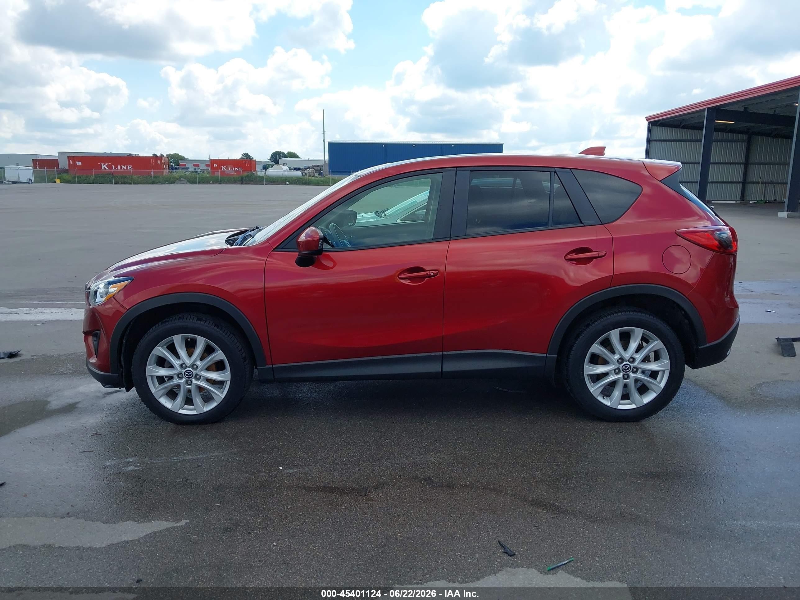 2013 Mazda Cx-5 Grand Touring Red vin: JM3KE2DE4D0112857